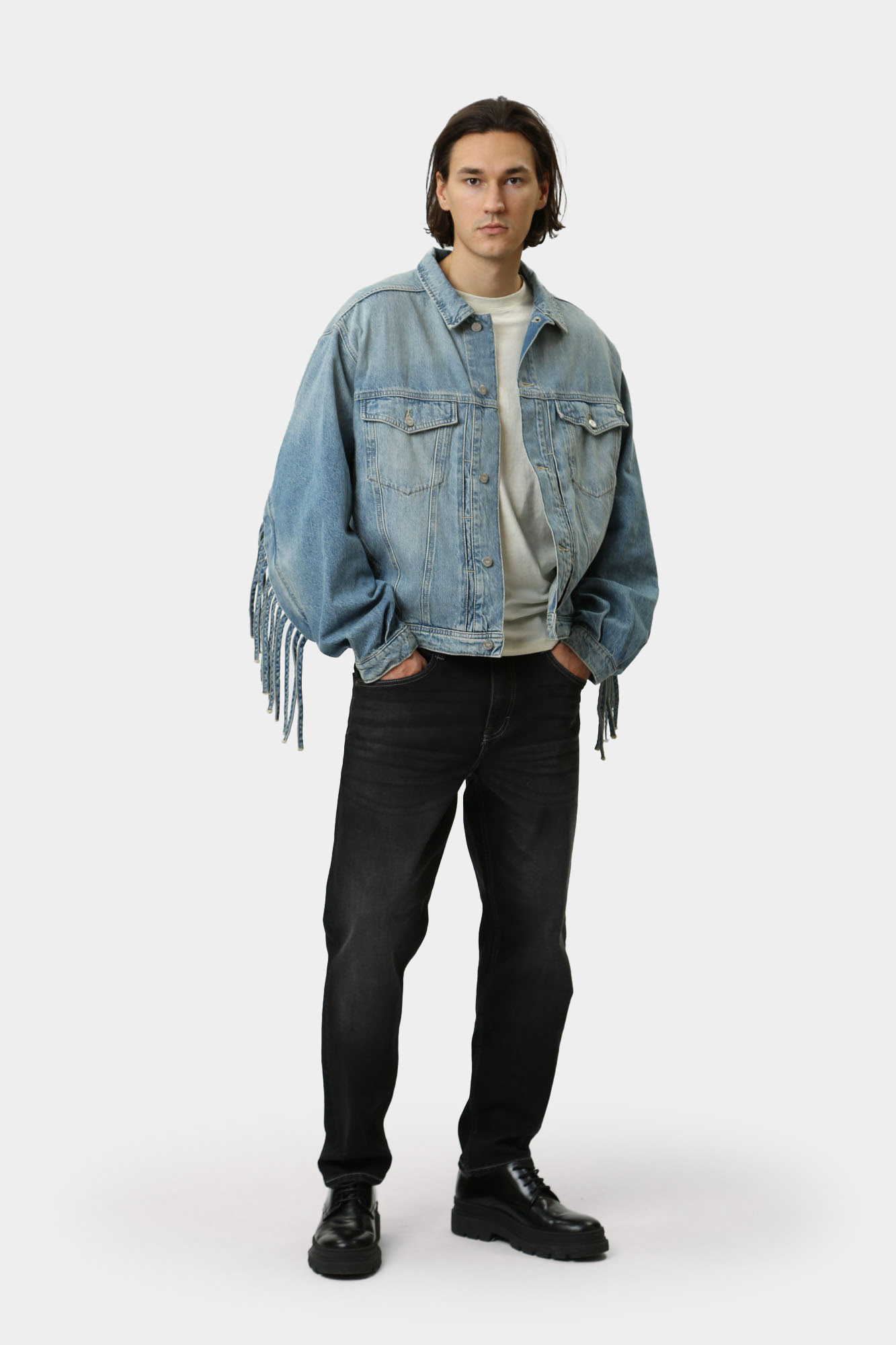 1015681-5000 Куртка джинсовая Mustang Синий