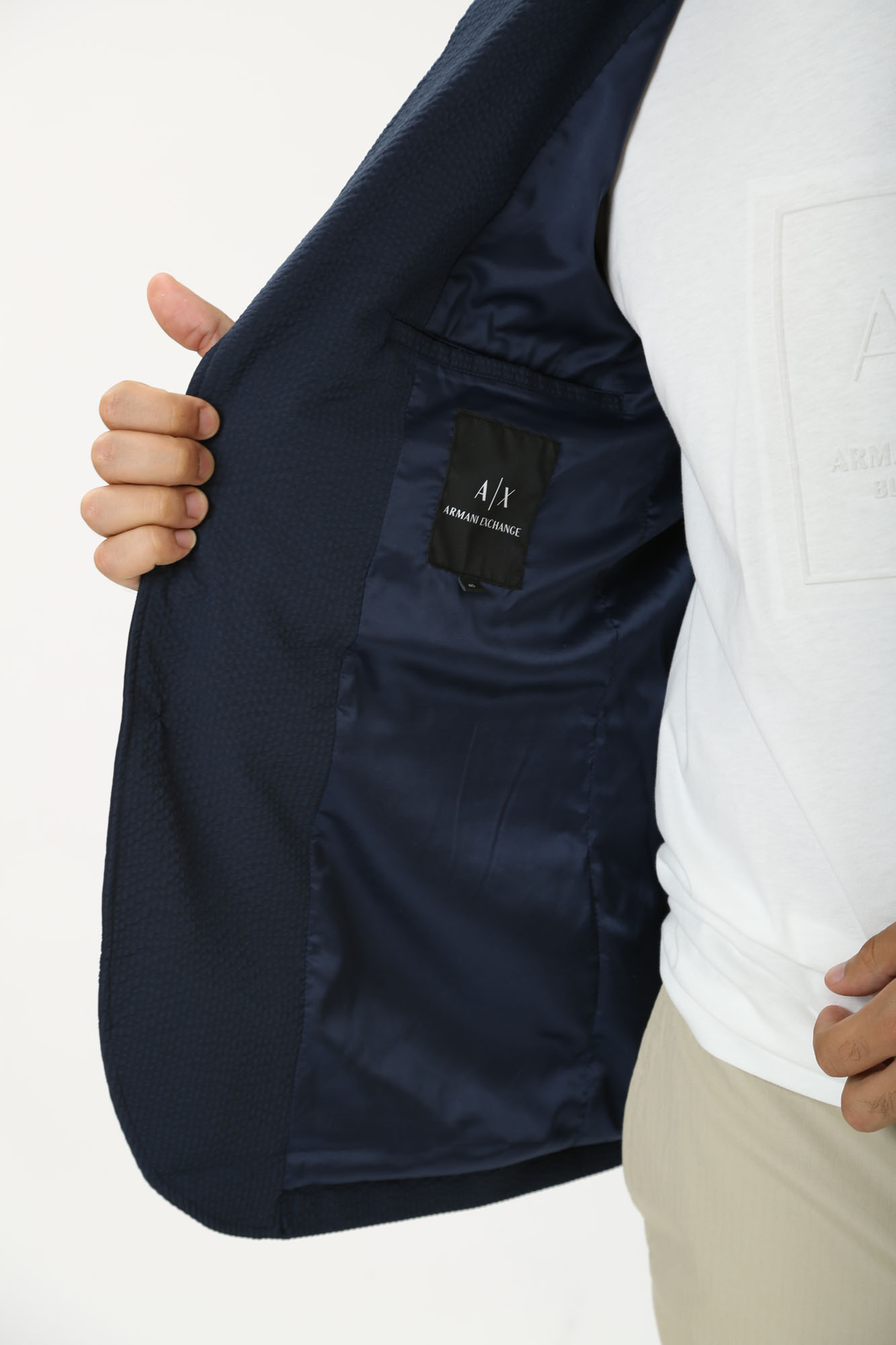 3DZG23_ZN1AZ_15BA Пиджак Armani Exchange Синий