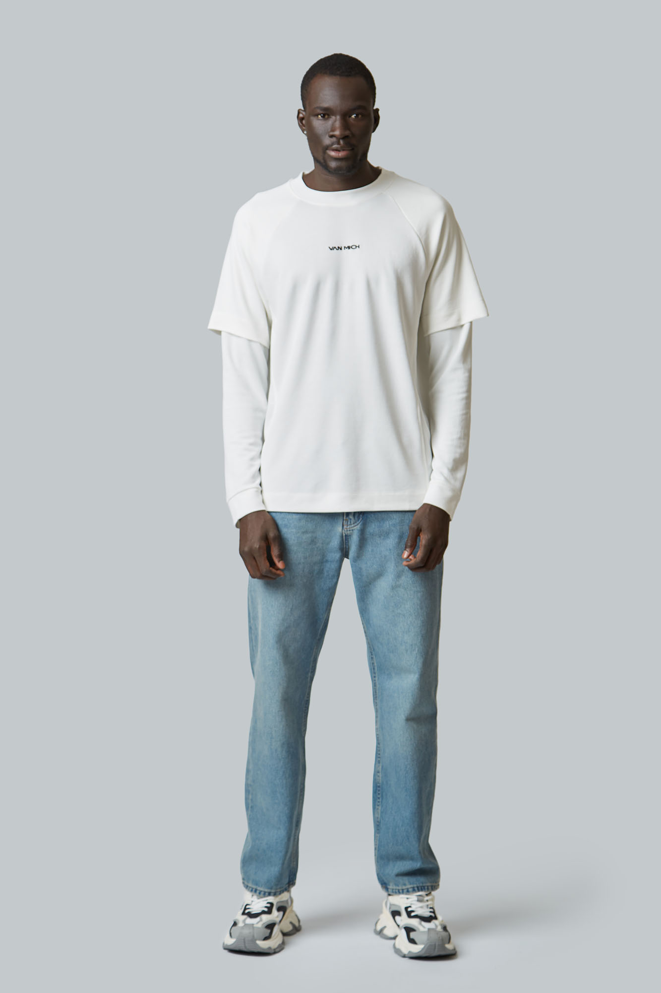 VM-ERK-53-310 Футболка д/р Van Mich Белый