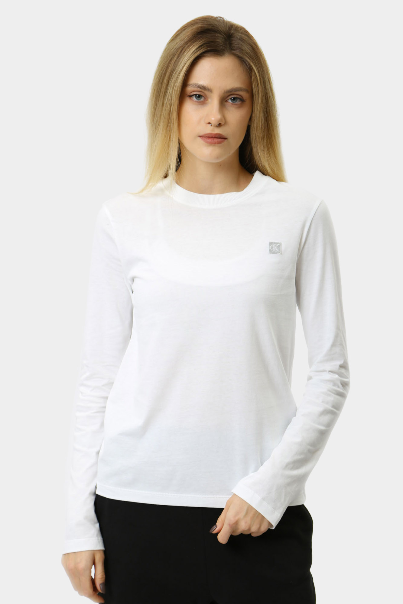 J20J224549 футболка д/р calvin klein jeans