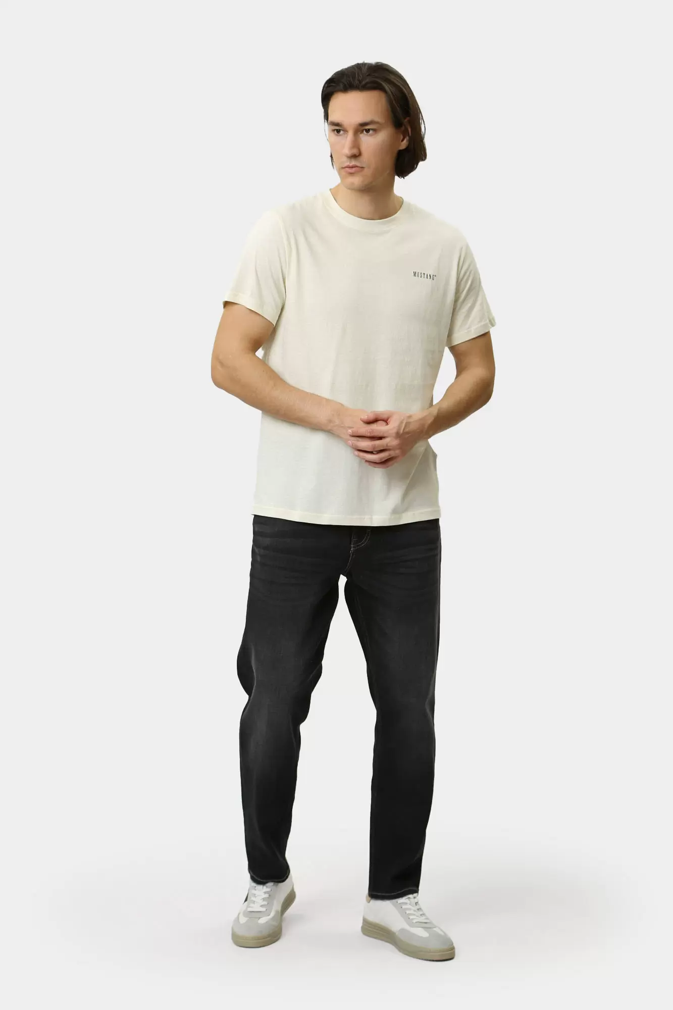 1015662 Футболка Mustang Молочный