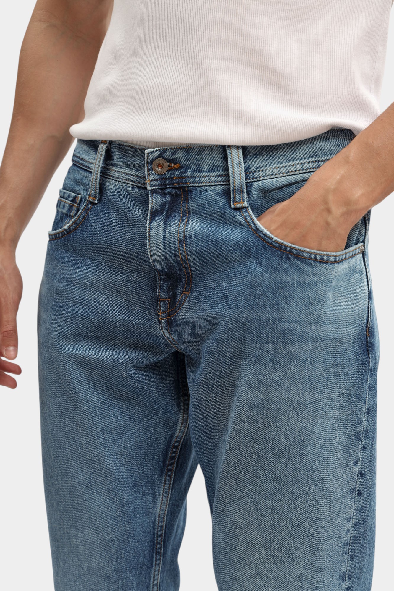 1016443-5000 Джинсы Mustang Синий