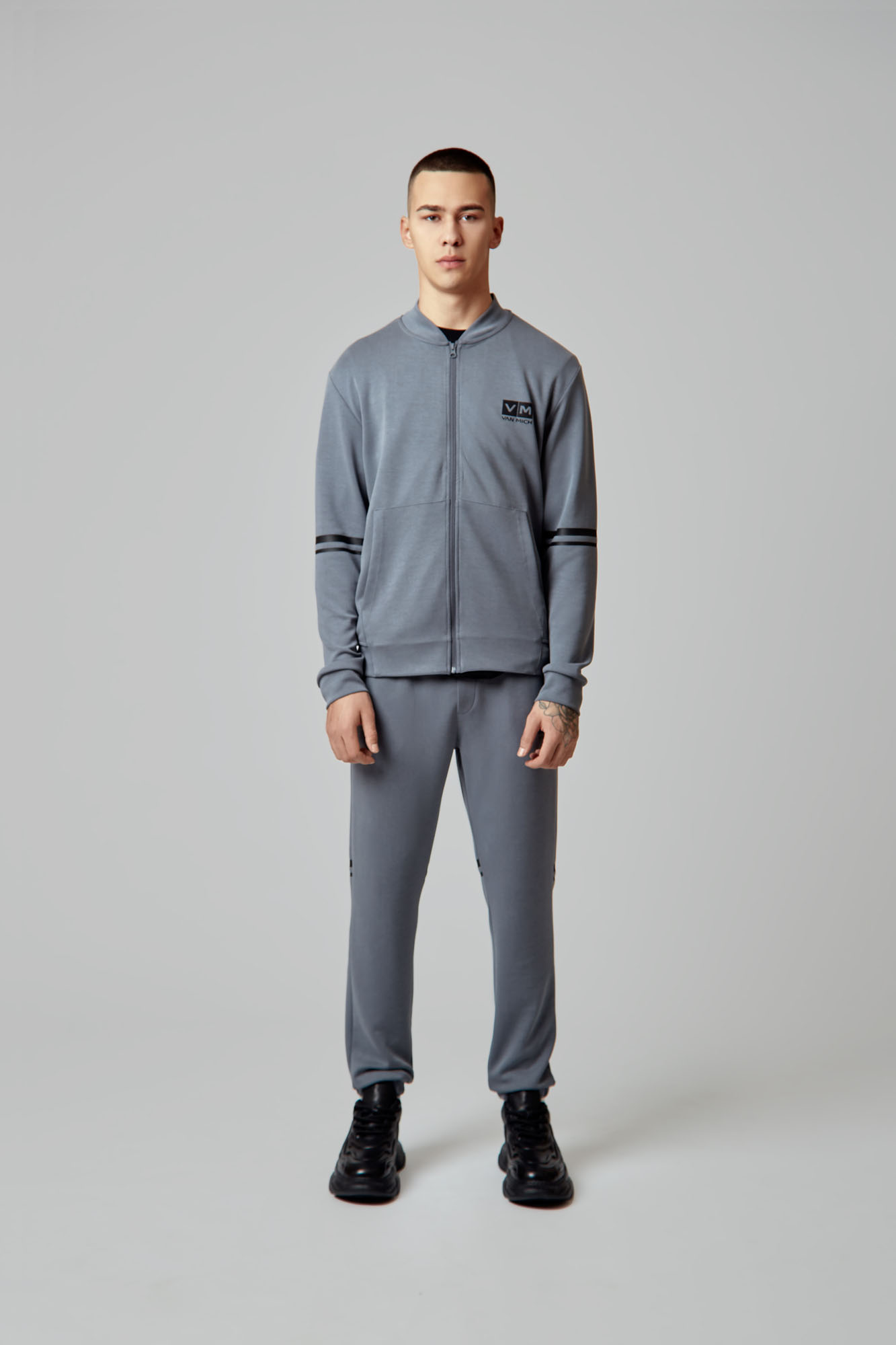 VM-OMA-53-347 Брюки Van Mich Серый