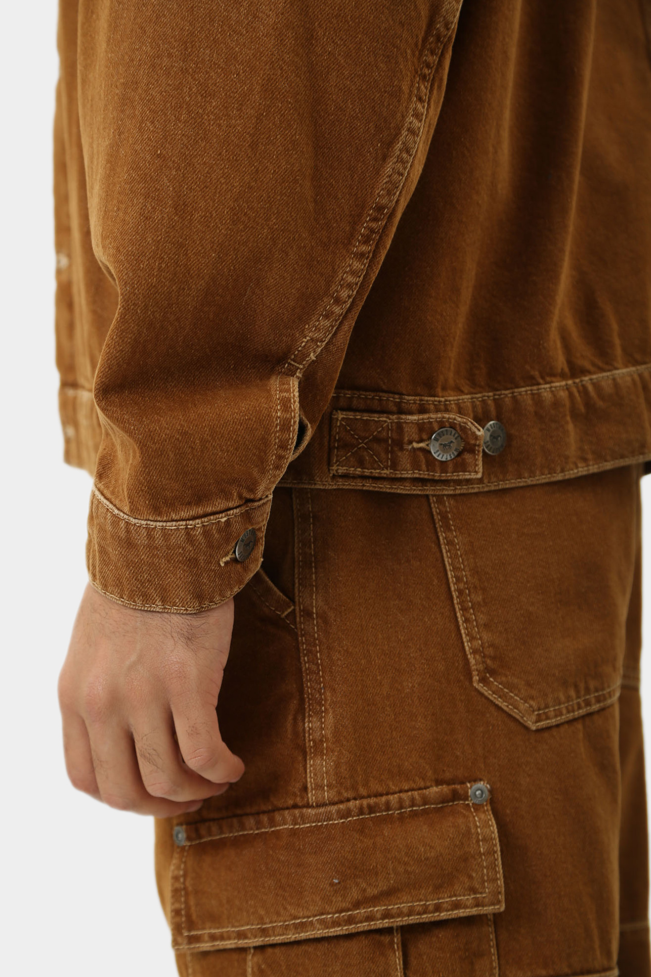 1015543 Куртка джинсовая Mustang Коричневый