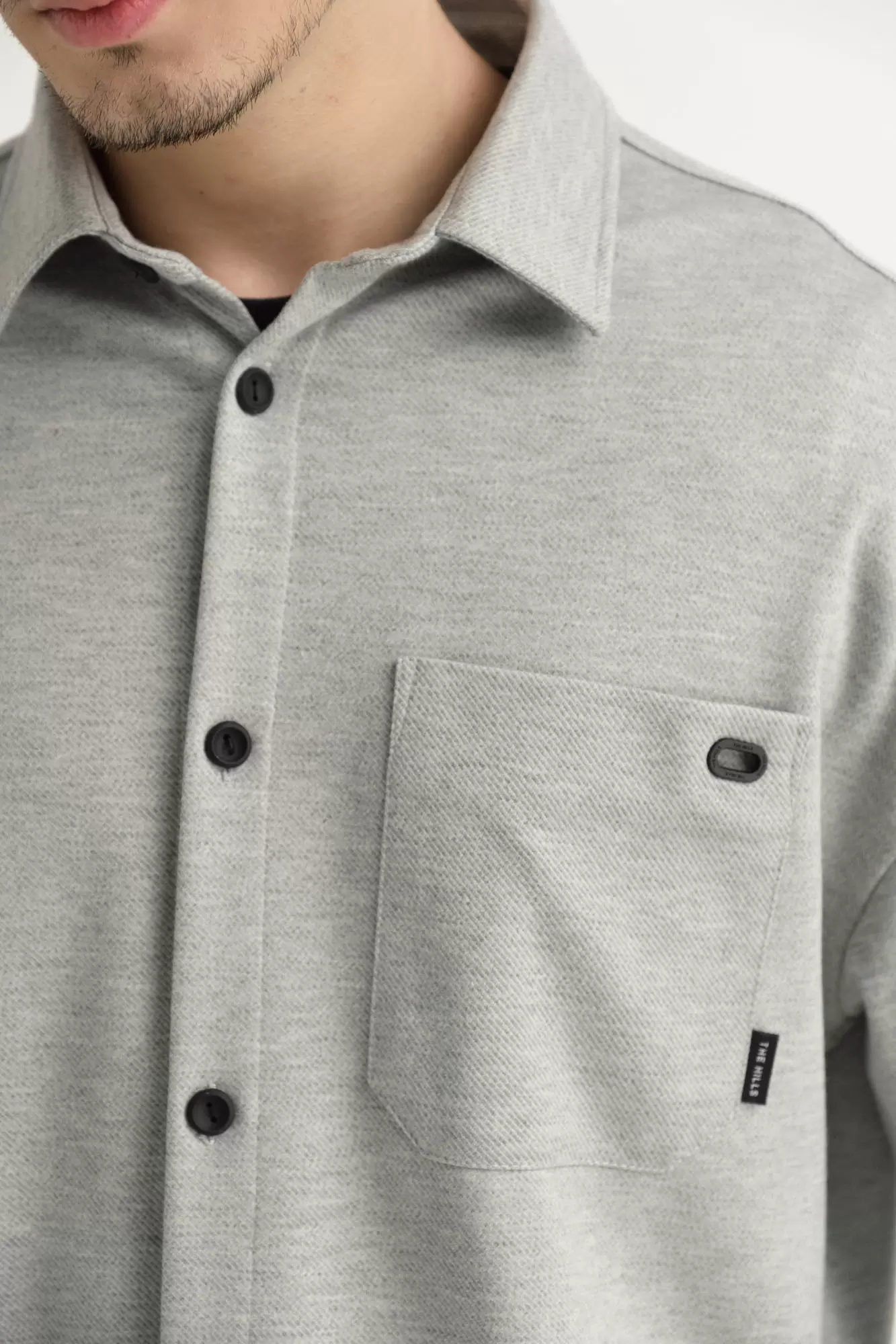 M-242-TH-56-0055 Рубашка д/р The Hills Серый