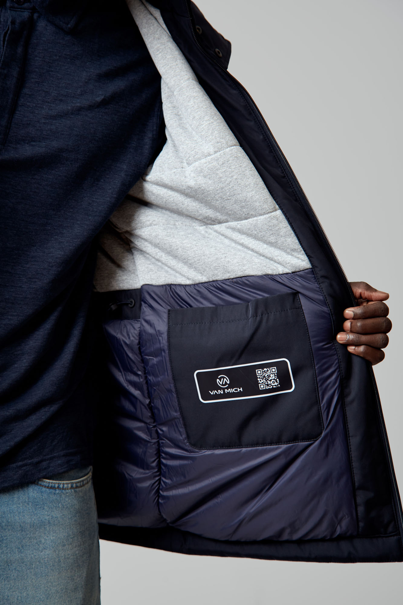 VM-CRI-52-330 Парка Van Mich Синий