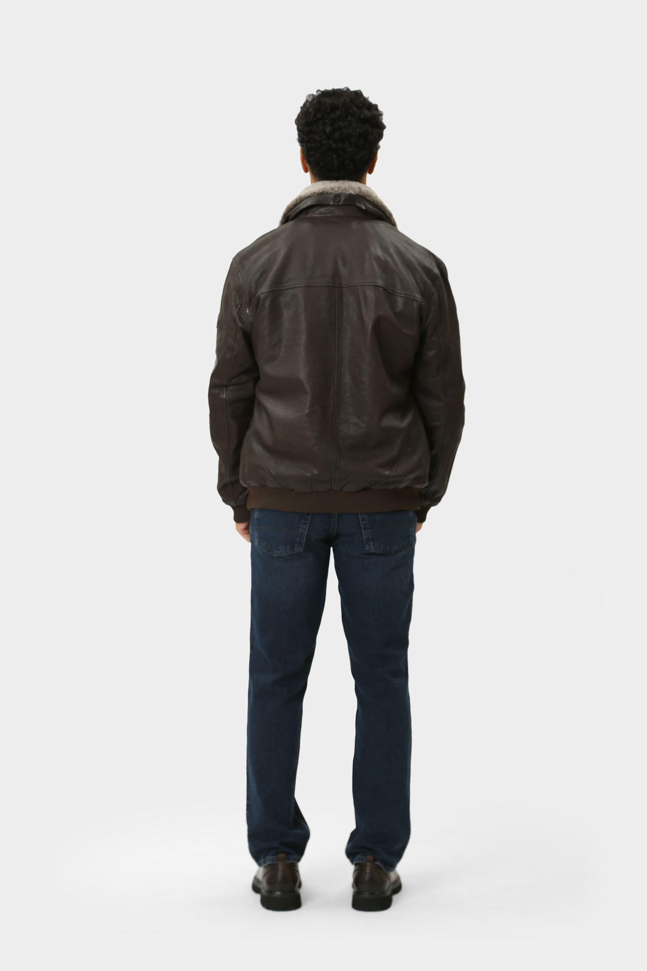 MU-M242-215 Куртка кожаная Mustang Коричневый