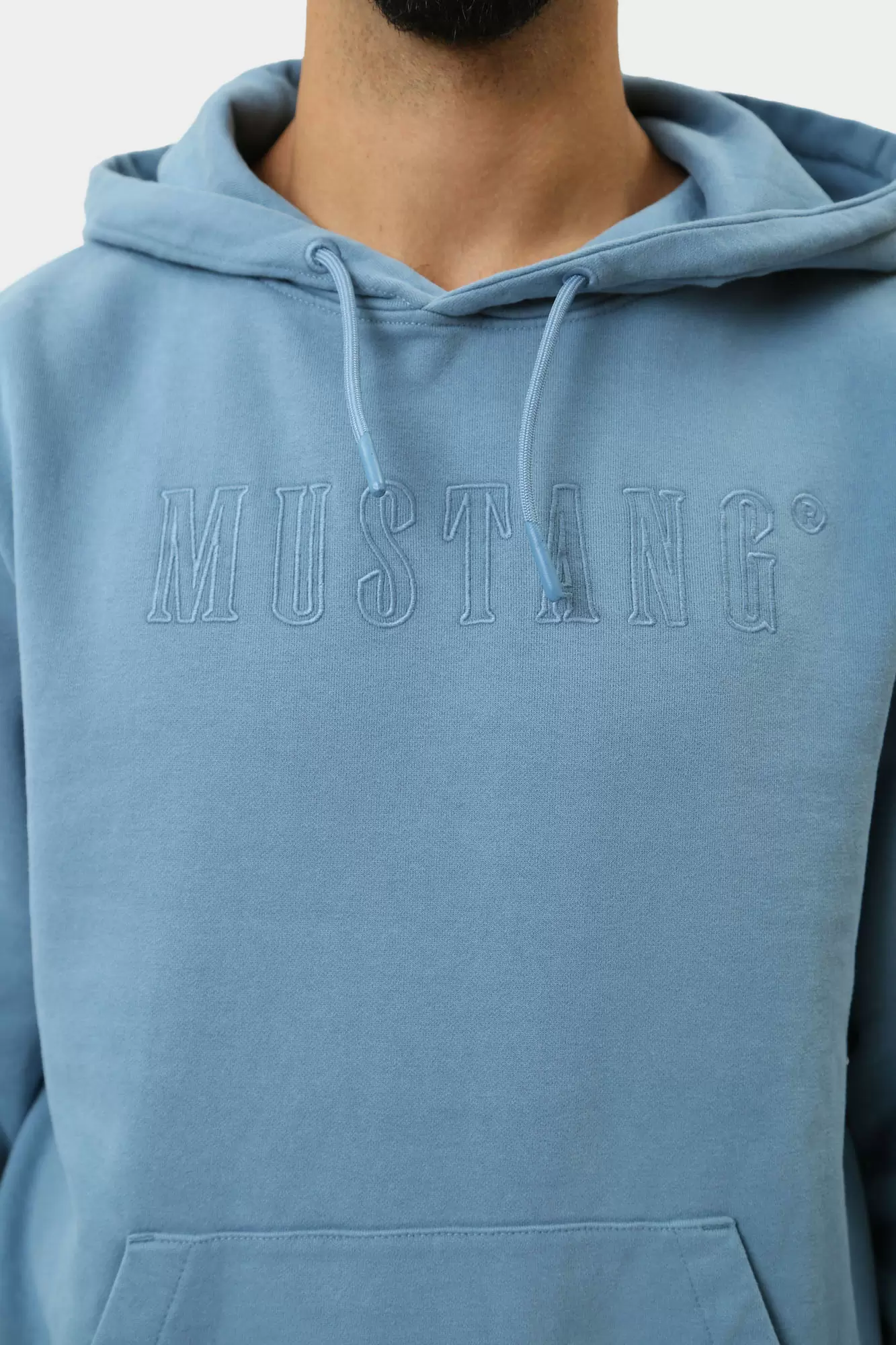 1015641 Худи Mustang Голубой