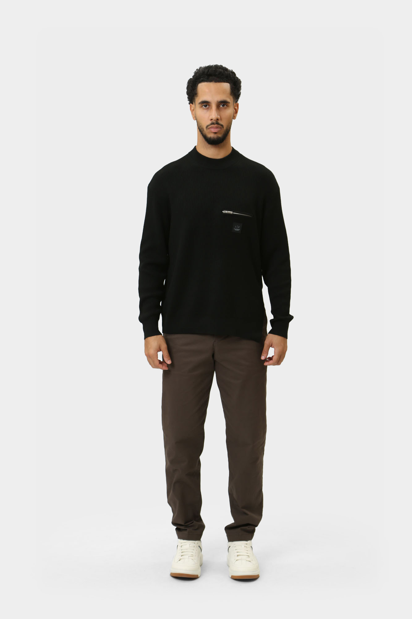 XM000029_AF10348 Джемпер Armani Exchange Черный