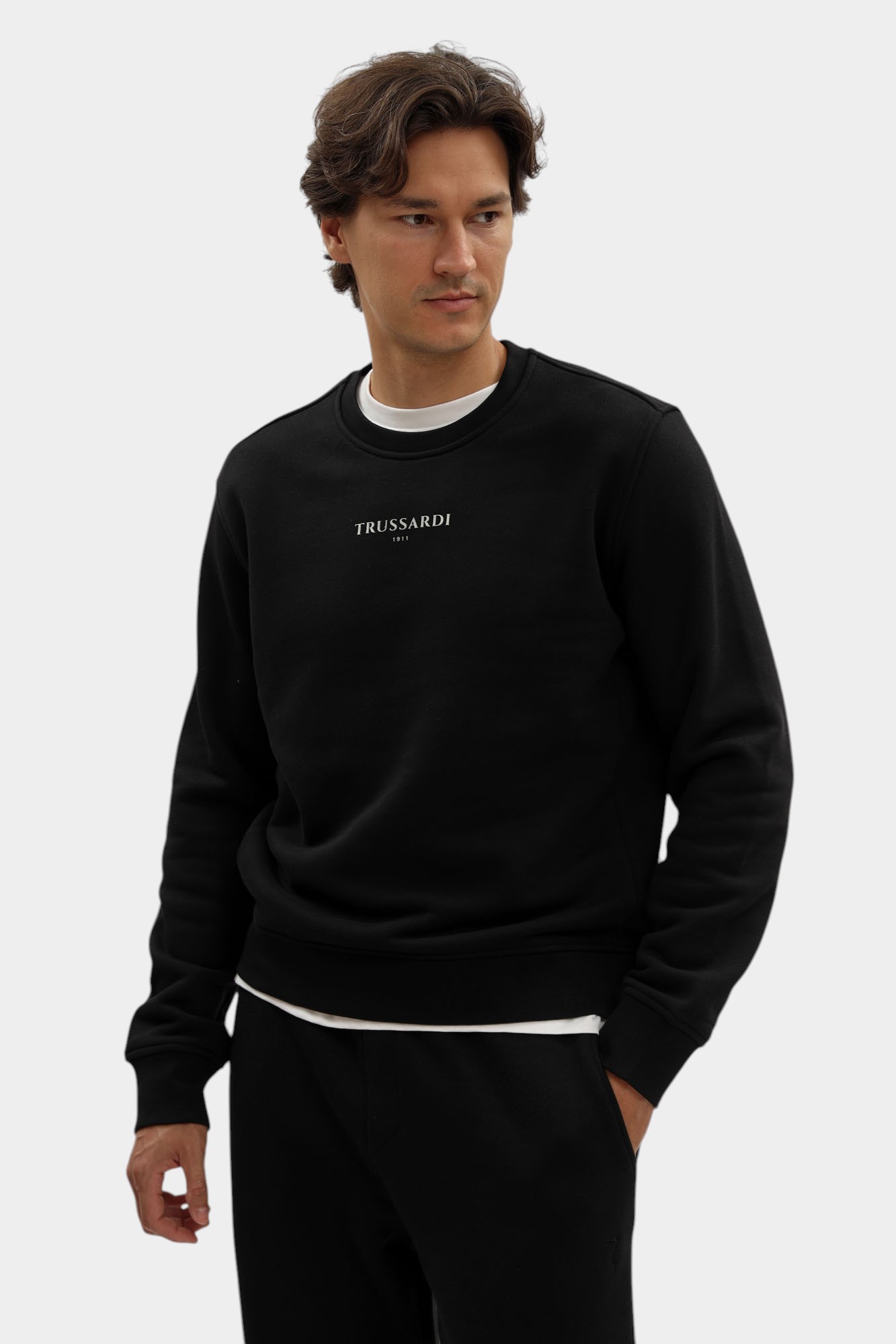 G8158000085N-MF533F01-8083 Свитшот Trussardi Черный