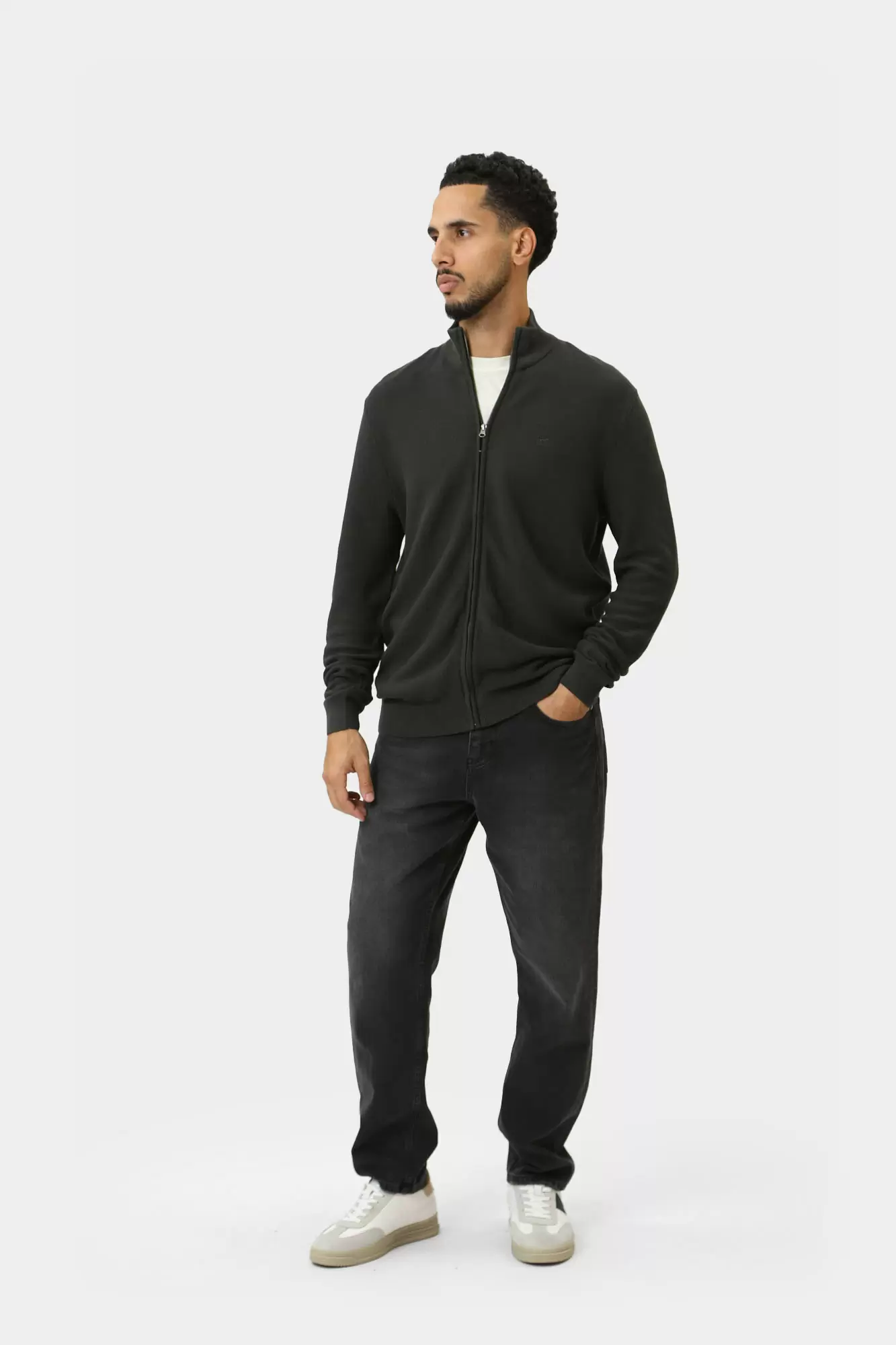 1015476 Кардиган Mustang Черный