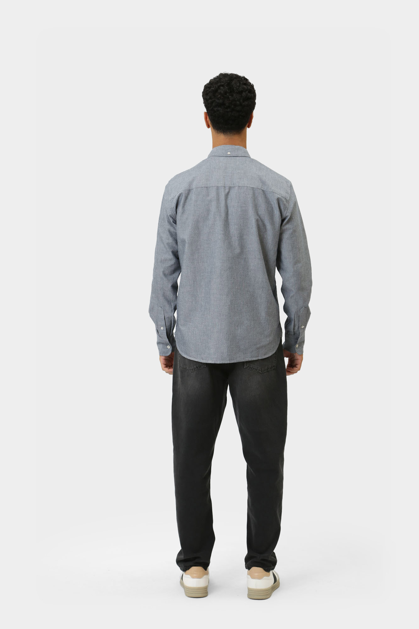 1015620 Рубашка д/р Mustang Синий