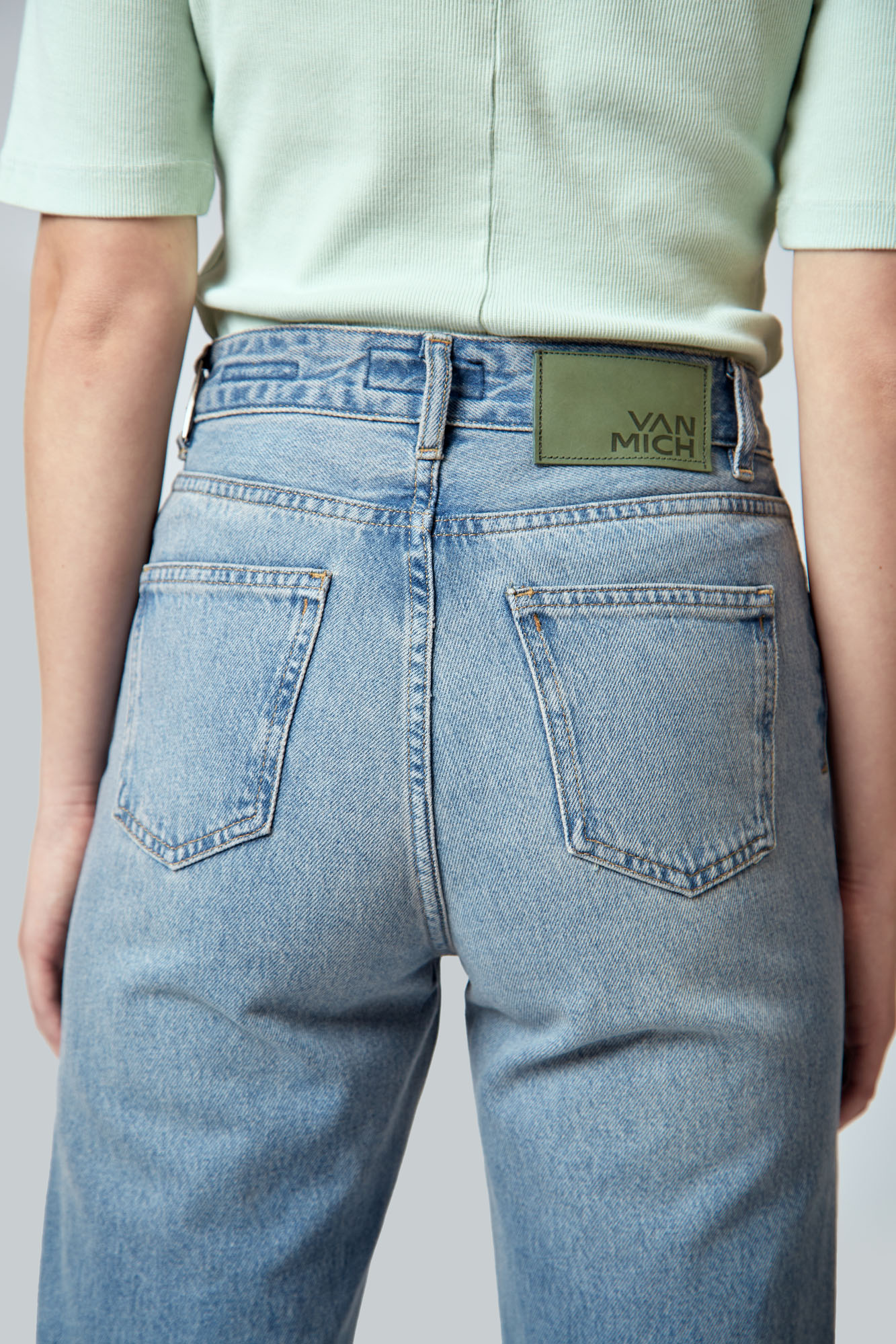 VW-OMA-33-344 брюки джинсовые van mich 