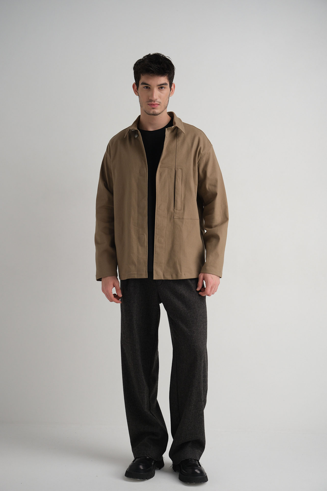 M-242-TH-56-0075 Рубашка д/р The Hills Бежевый