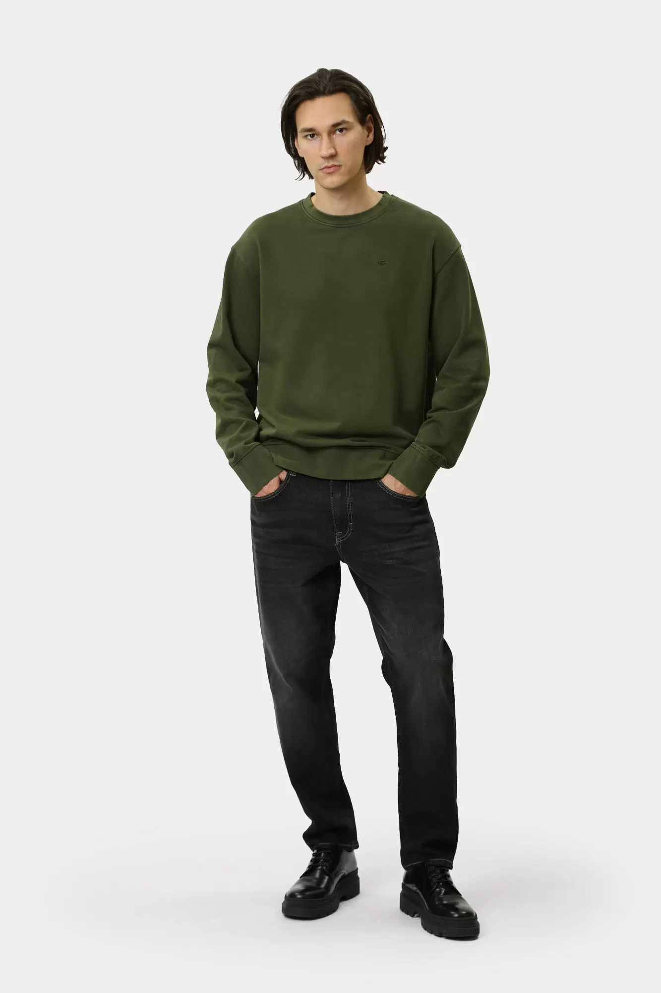 1015639 Свитшот Mustang Зеленый