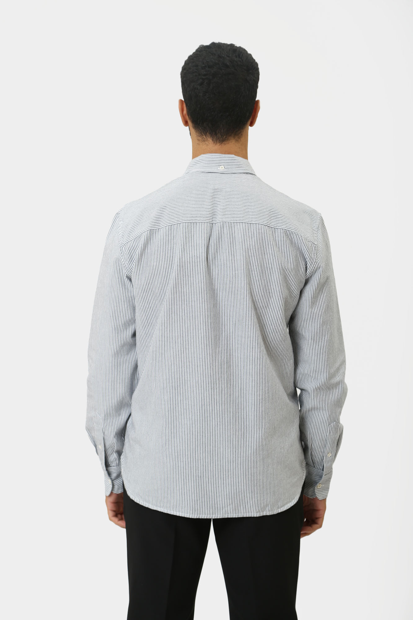 1015620 Рубашка д/р Mustang Синий