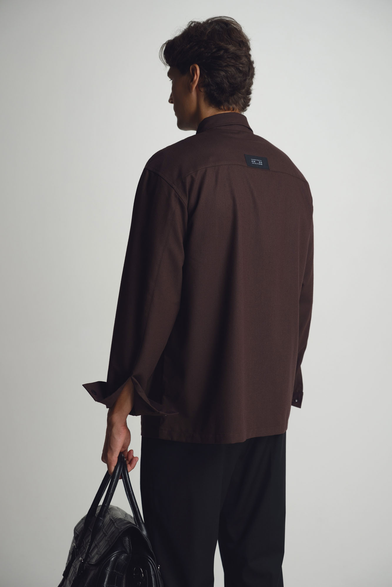 M-252-TH-56-2203 Рубашка д/р The Hills Коричневый