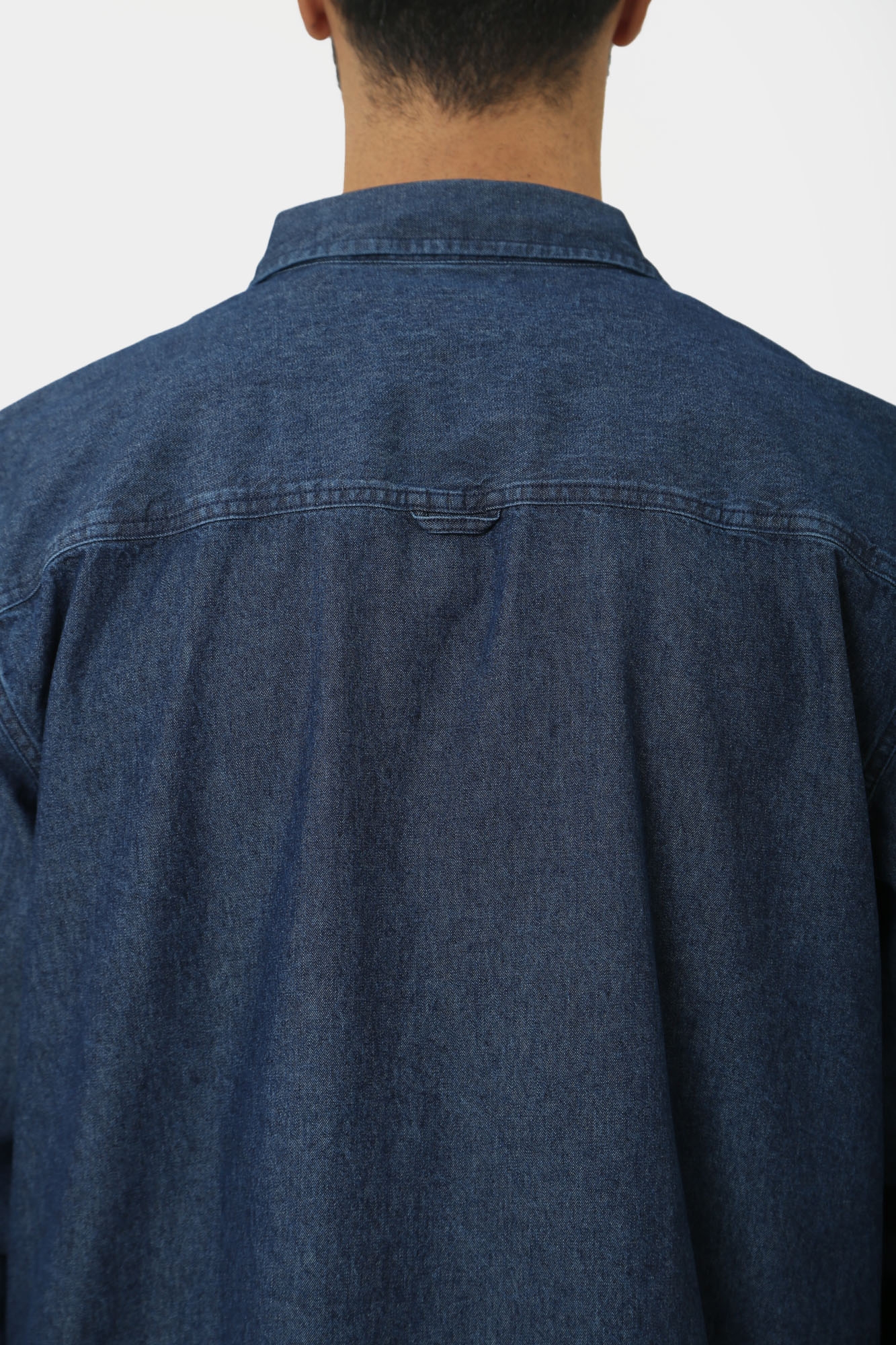 1015616-5000 Рубашка джинсовая д/р Mustang Синий