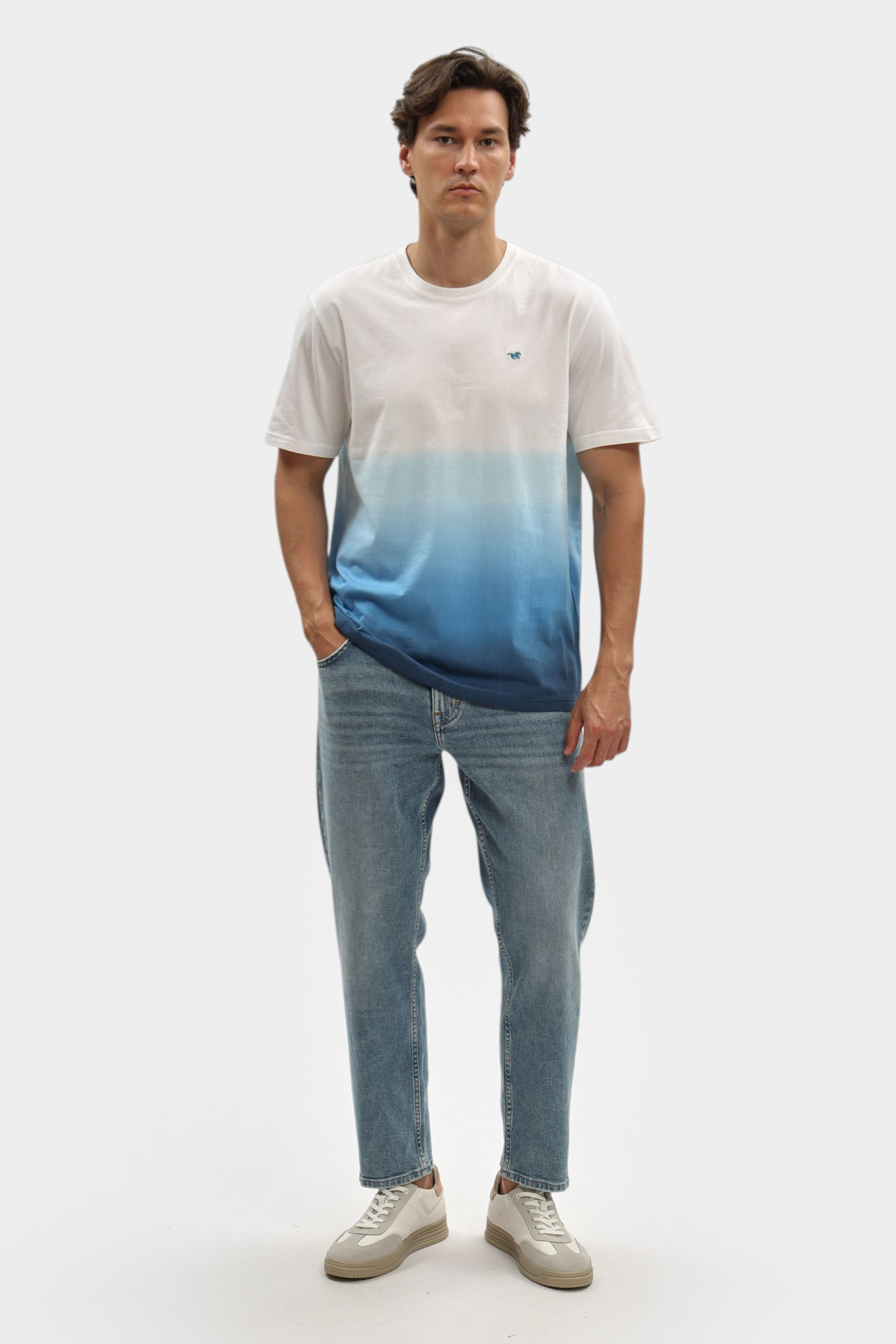 1016808 Джинсы Mustang Синий