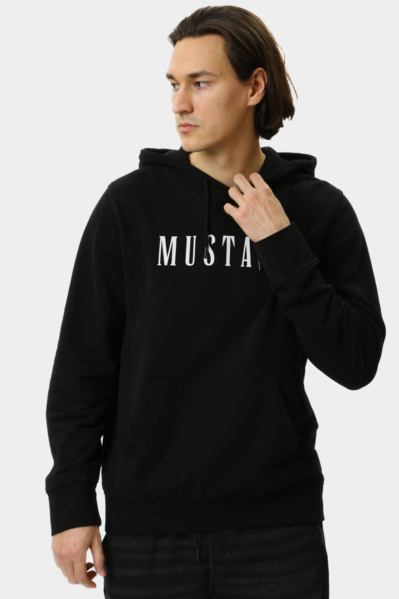 1014687 Худи Mustang Черный