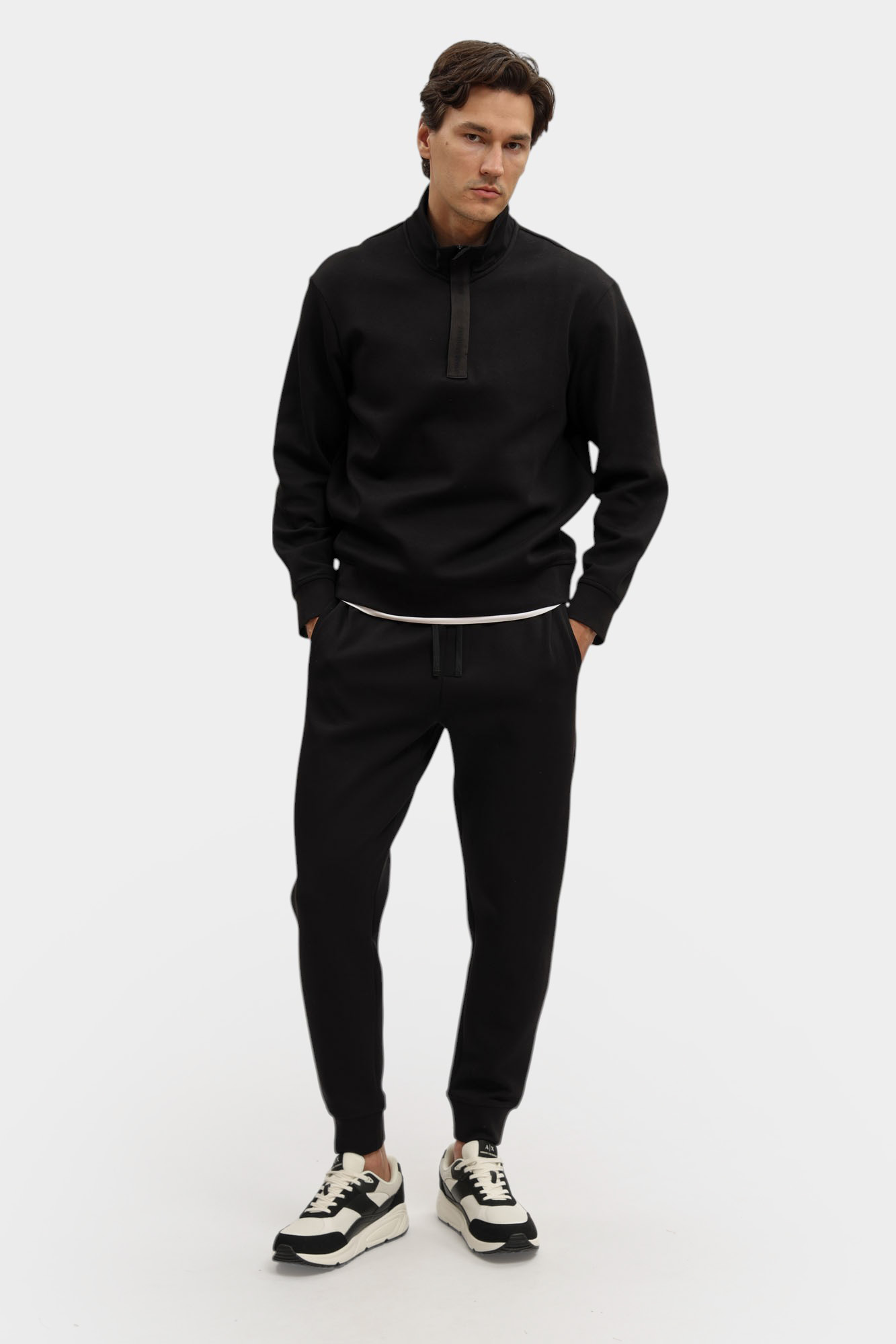 XM001295_AF10818 Анорак Armani Exchange Черный