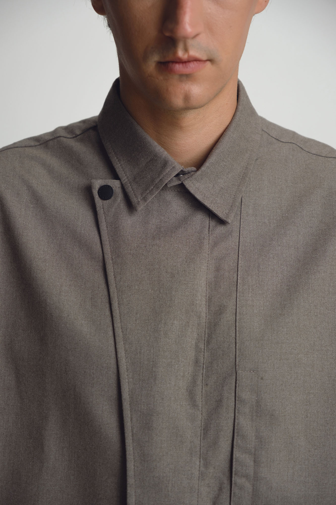 M-252-TH-56-2203 Рубашка д/р The Hills Серый