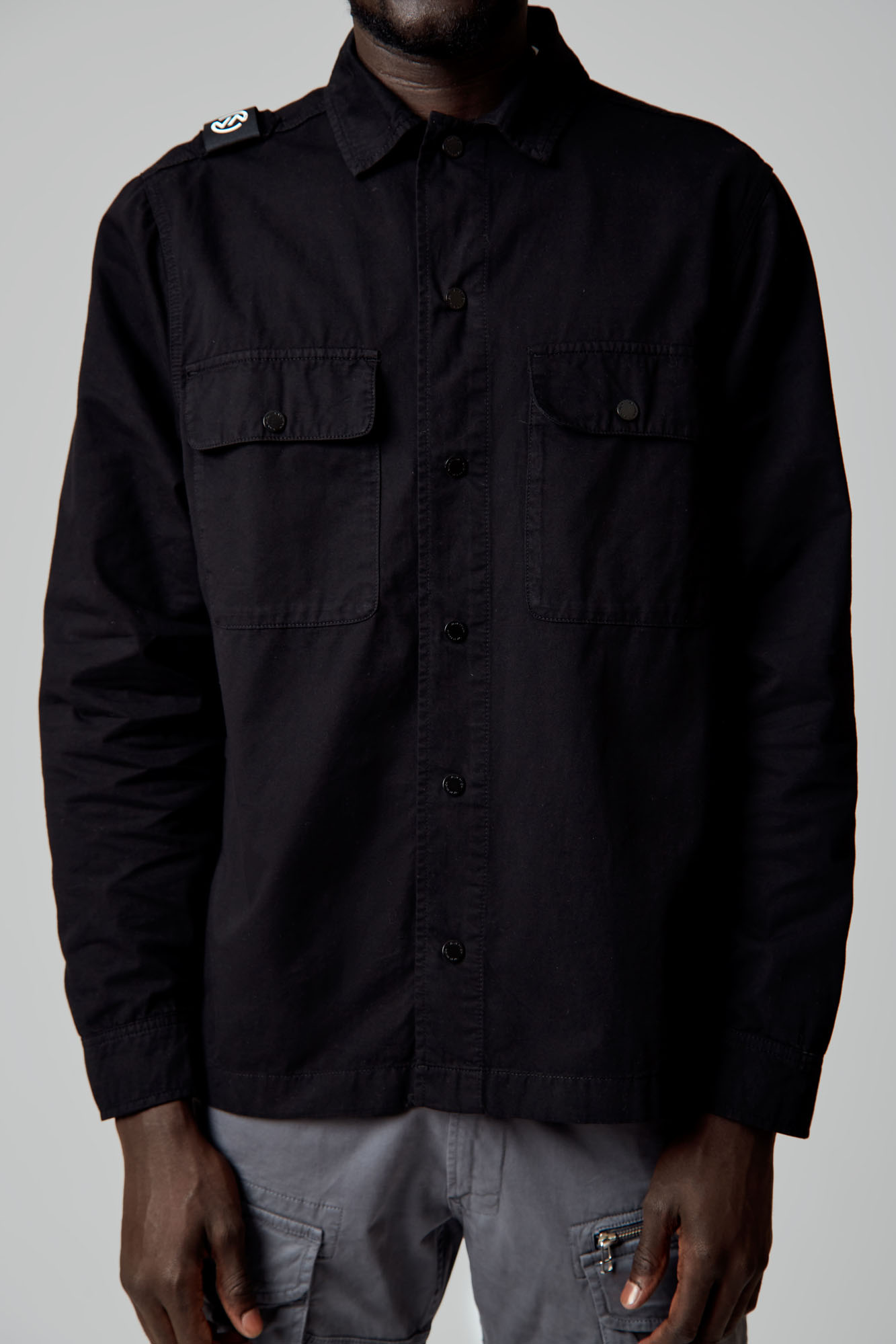 VM-OMA-46-346 Рубашка д/р Van Mich Черный