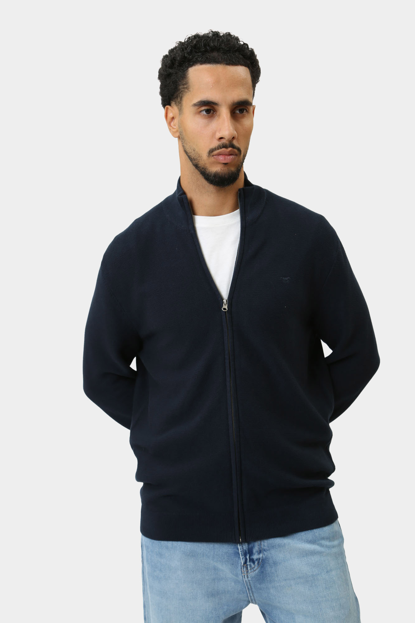 1015476 Кардиган Mustang Синий