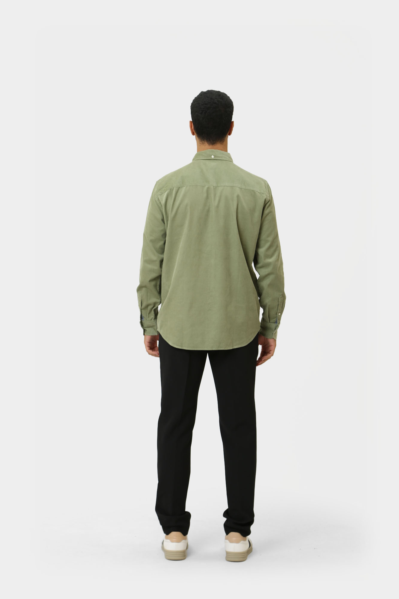 1015628 Рубашка вельветовая Mustang Зеленый