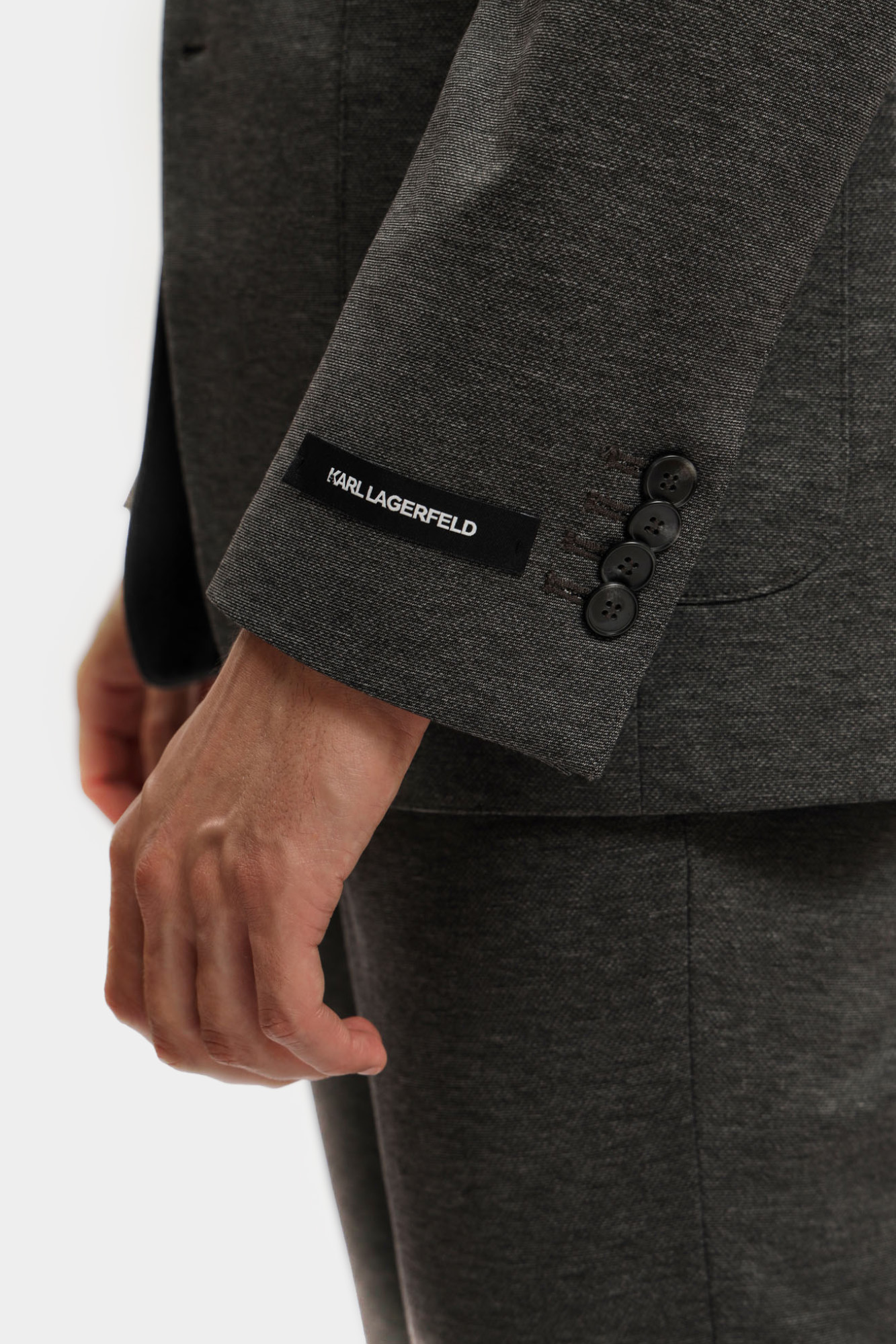 553021_155280 Пиджак классический Karl Lagerfeld Серый