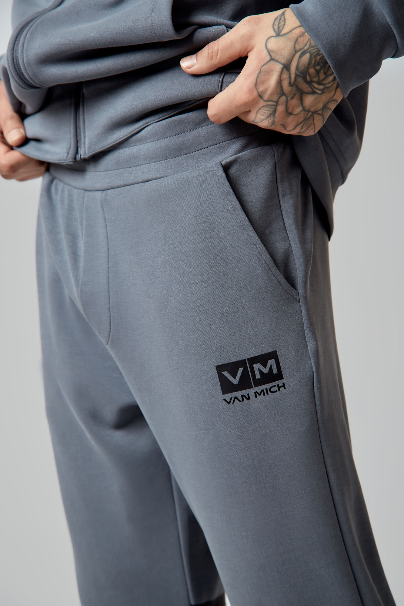 VM-OMA-53-347 Брюки Van Mich Серый
