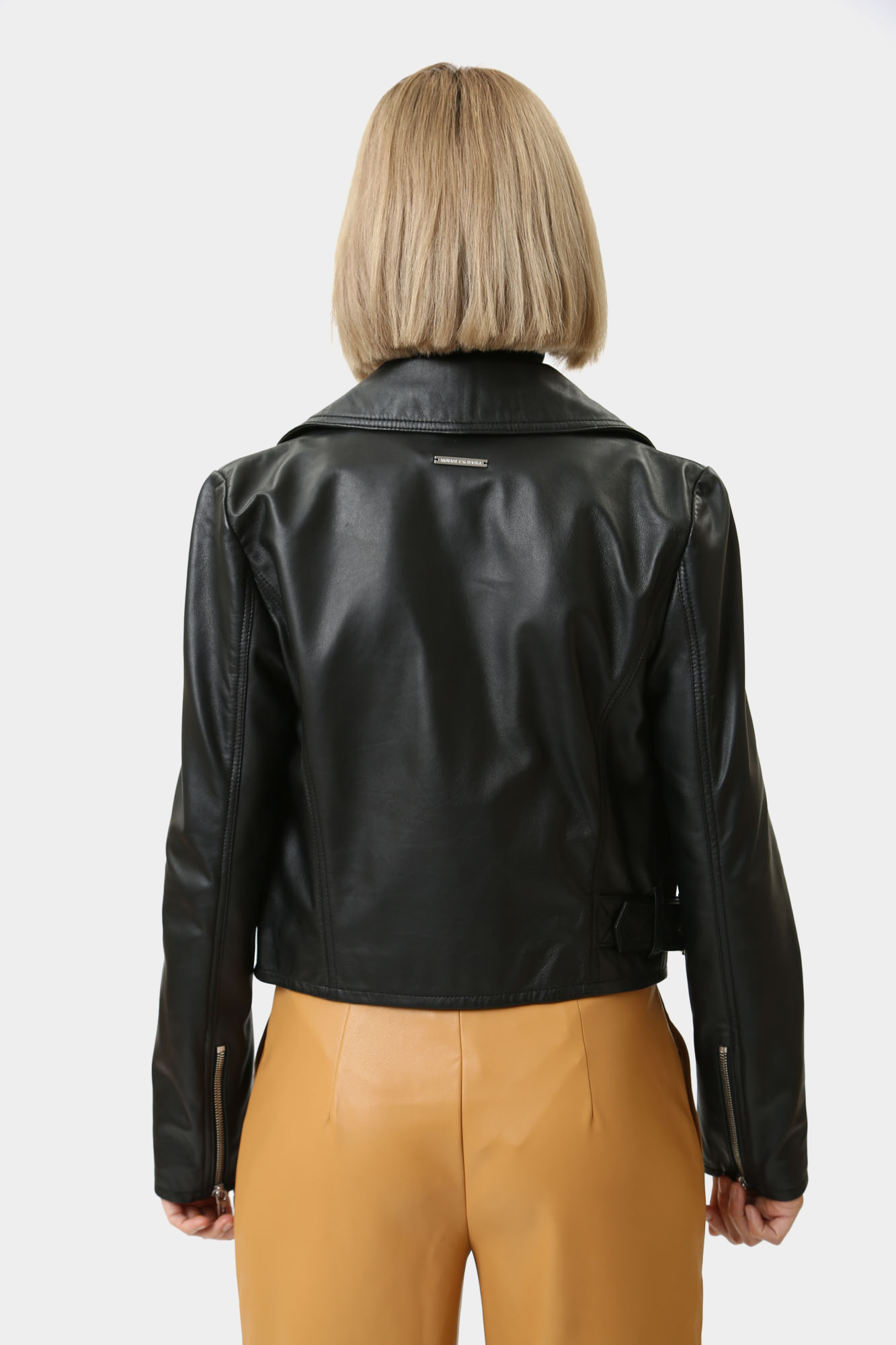 6DYB50_YLP3Z куртка кожаная armani exchange 