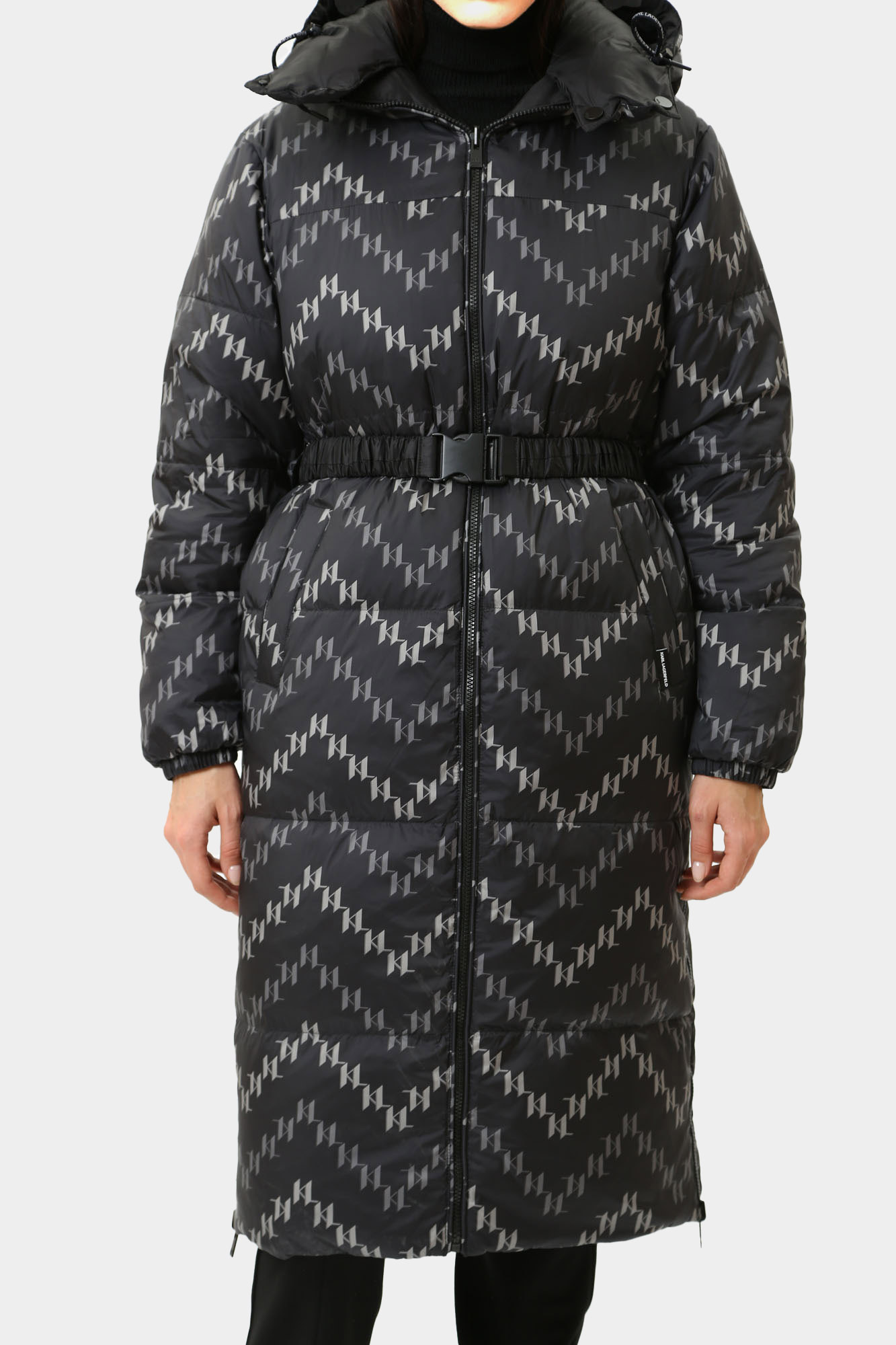 246W1505 куртка утепленная двусторонняя karl lagerfeld