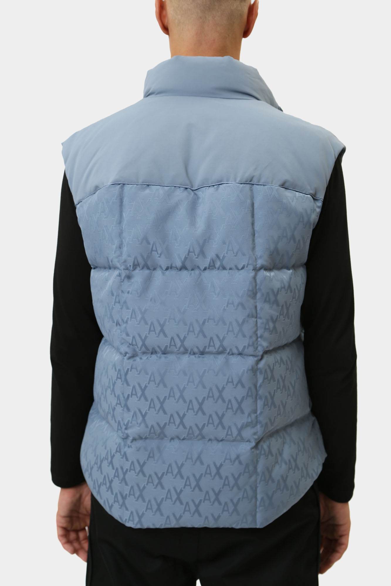 6DZQL1_ZN5GZ Жилет пуховый Armani Exchange Голубой