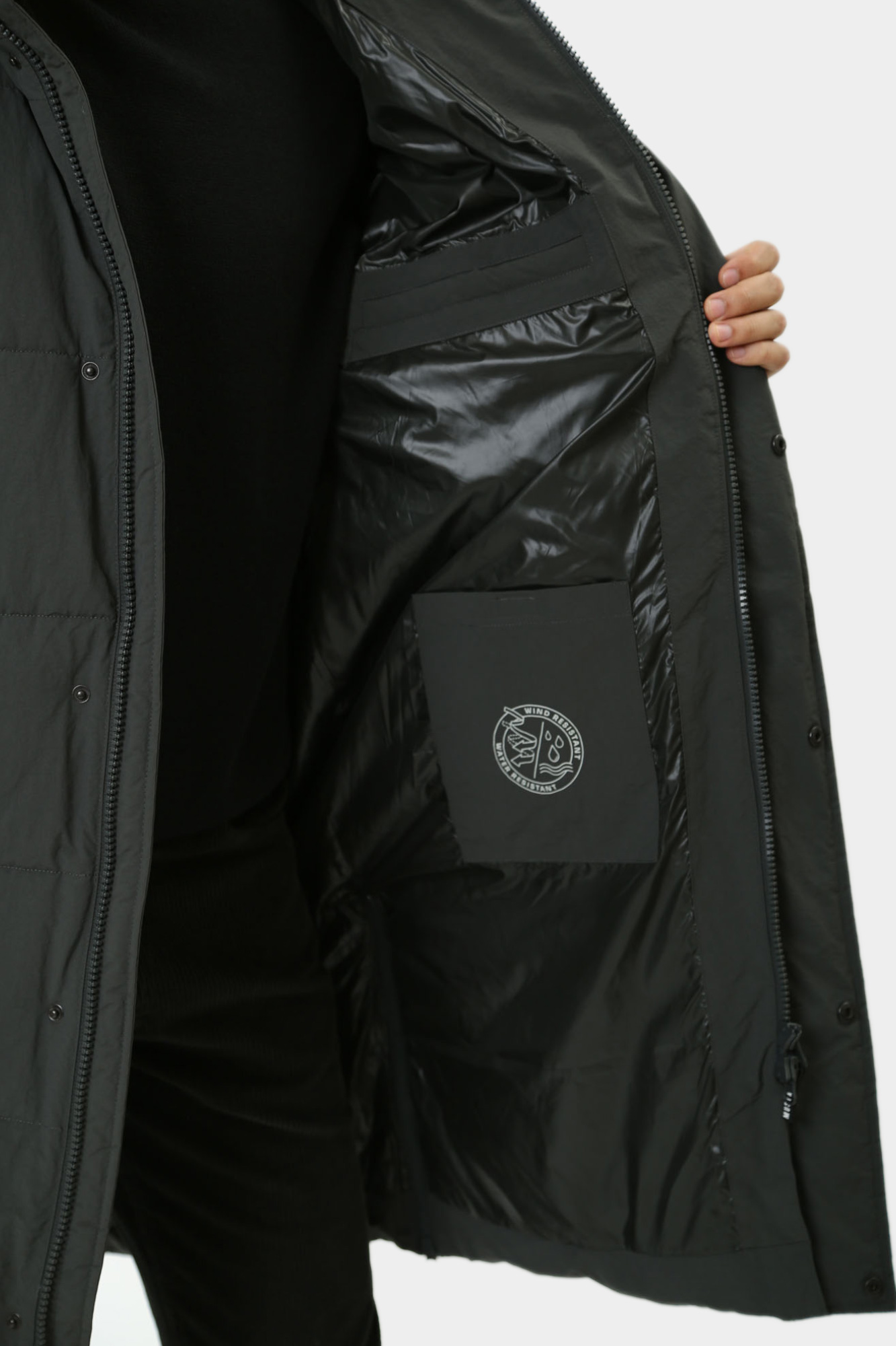 1015611 Куртка утепленная Mustang Черный