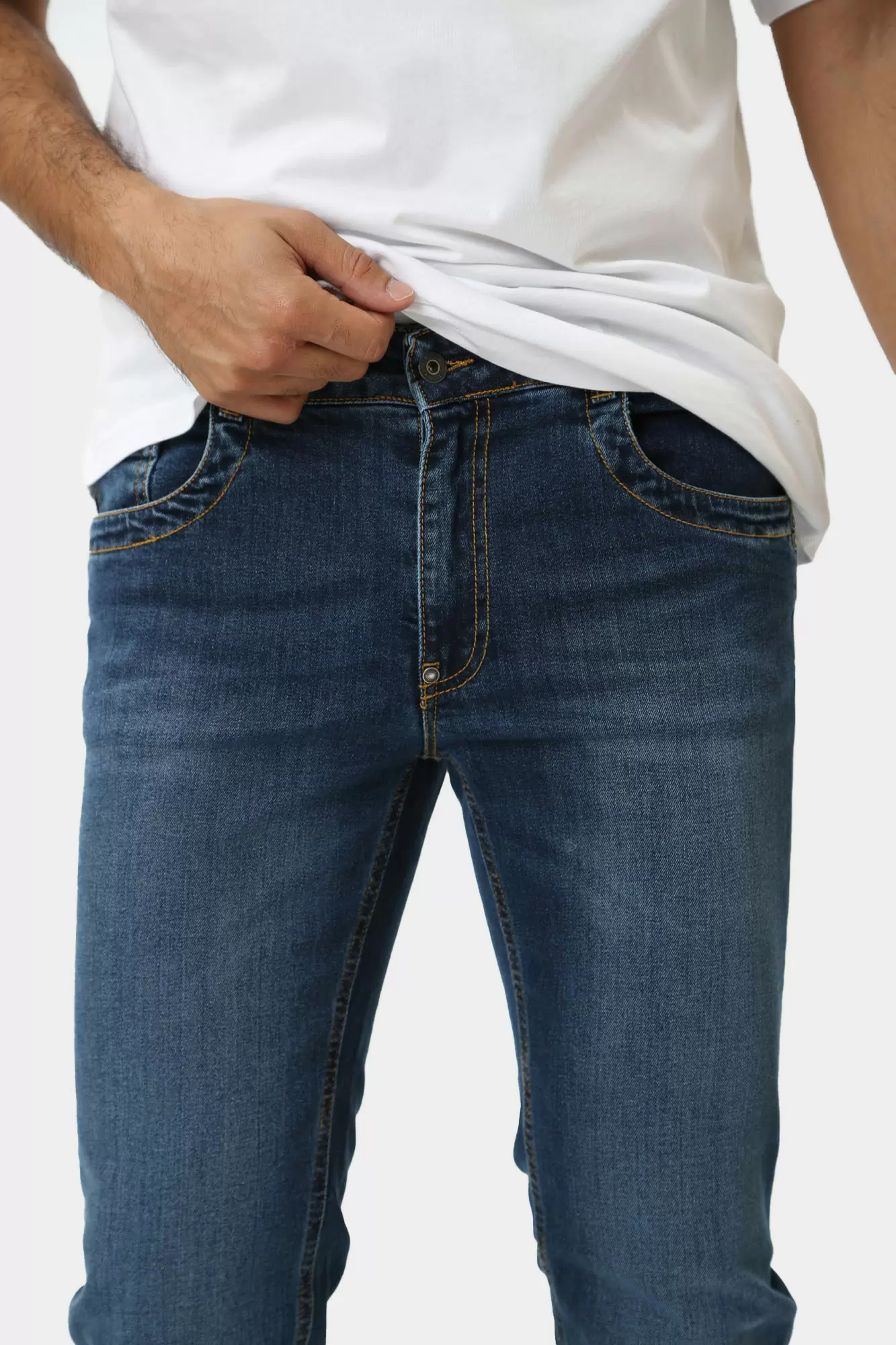 BMD0277 Брюки джинсовые Bikkembergs Голубой