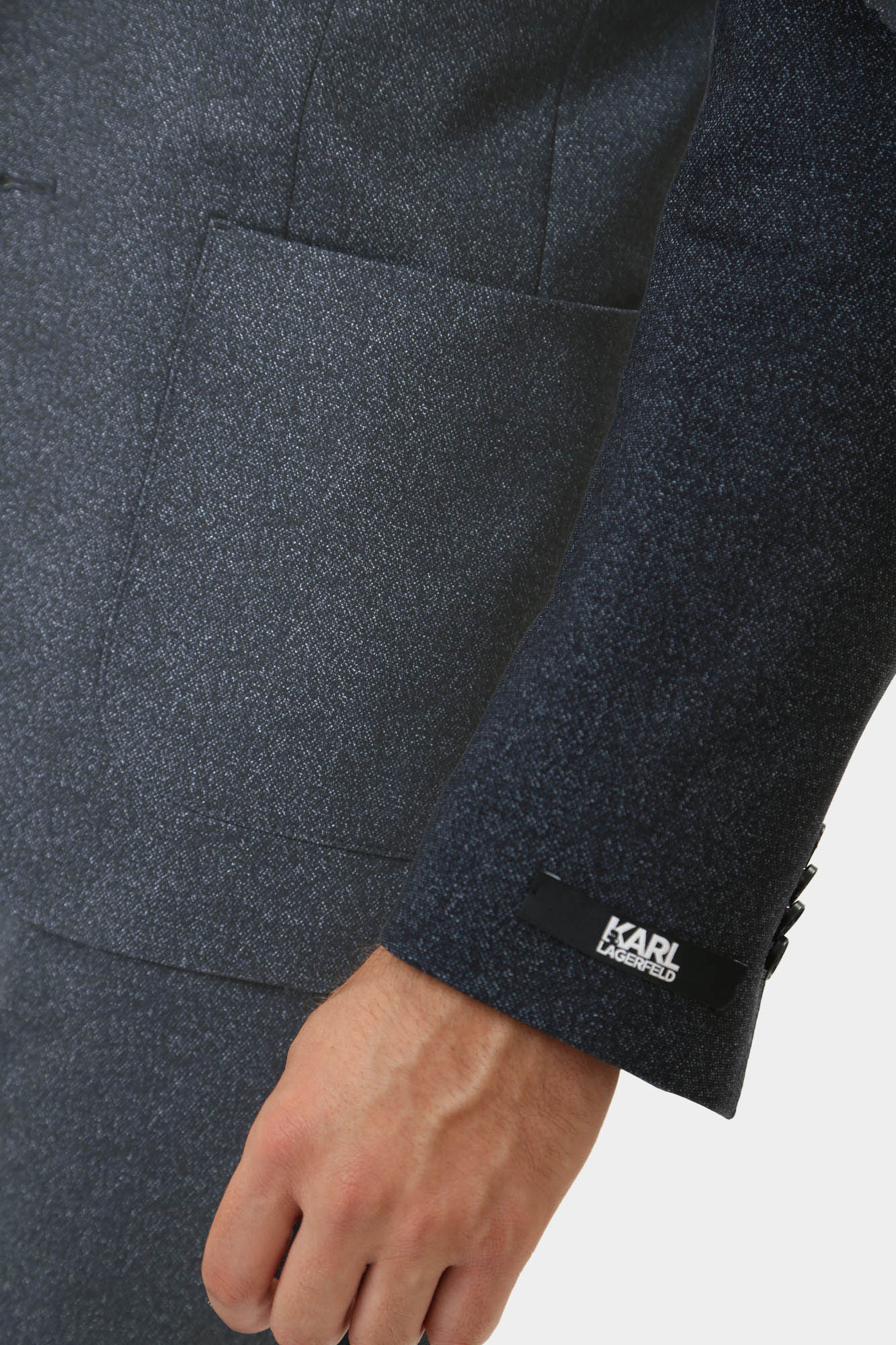 543006_155280 Пиджак классический Karl Lagerfeld Синий