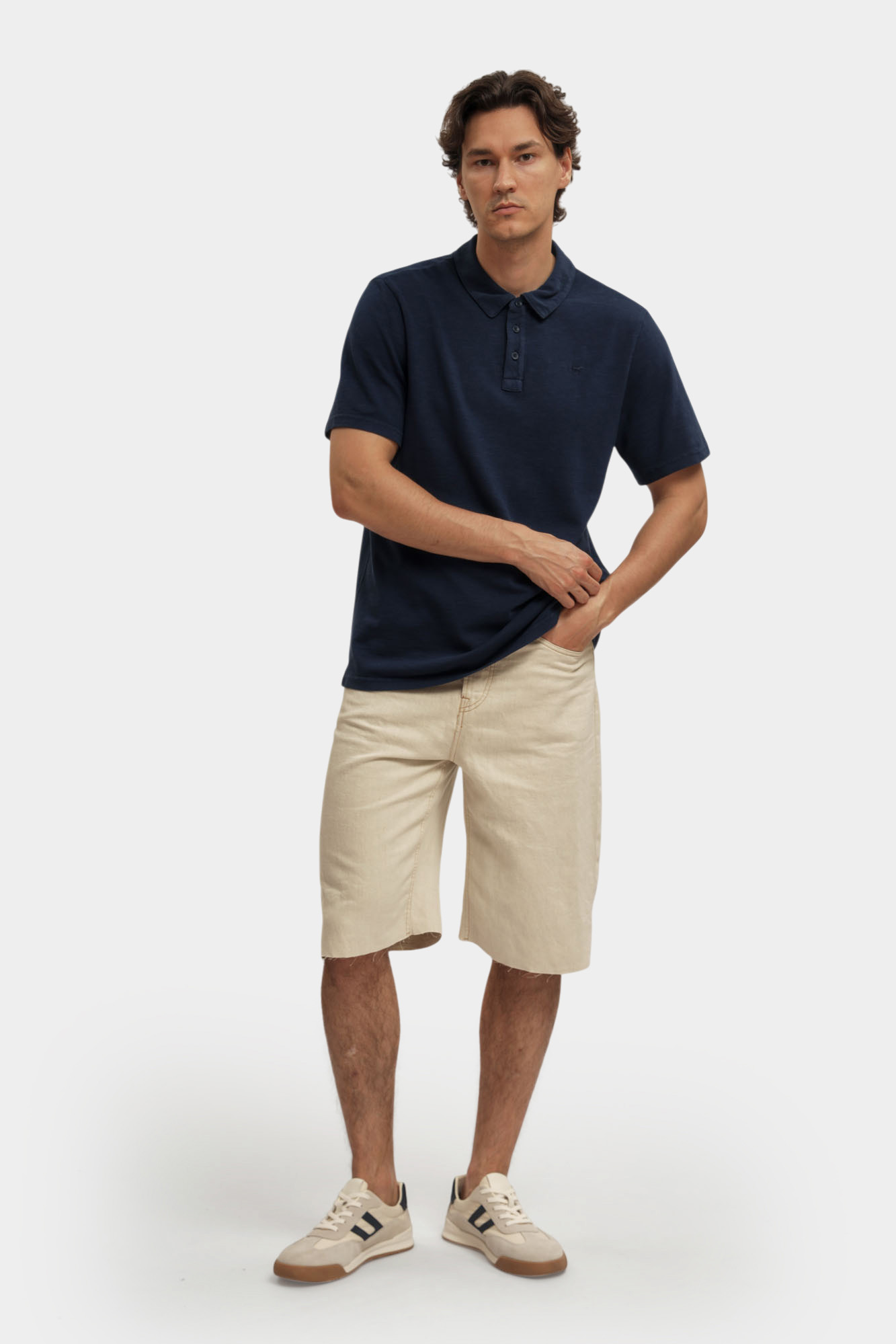 1016505 Поло Mustang Синий