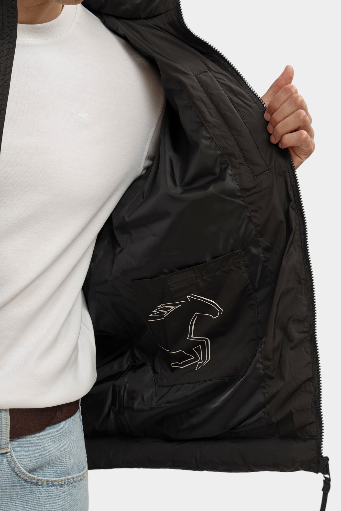 1016890 Куртка лёгкая Mustang Черный