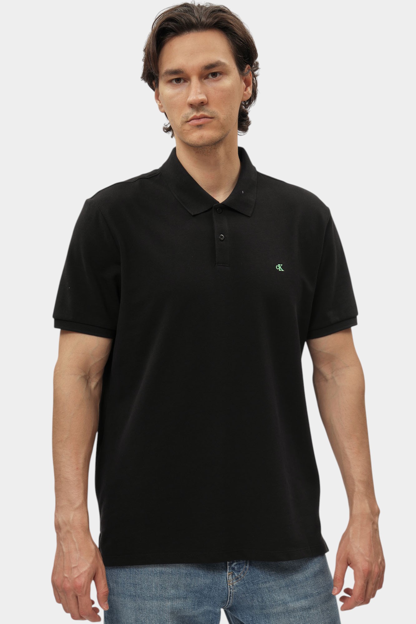 LV040EM269 Поло Calvin Klein Jeans Черный