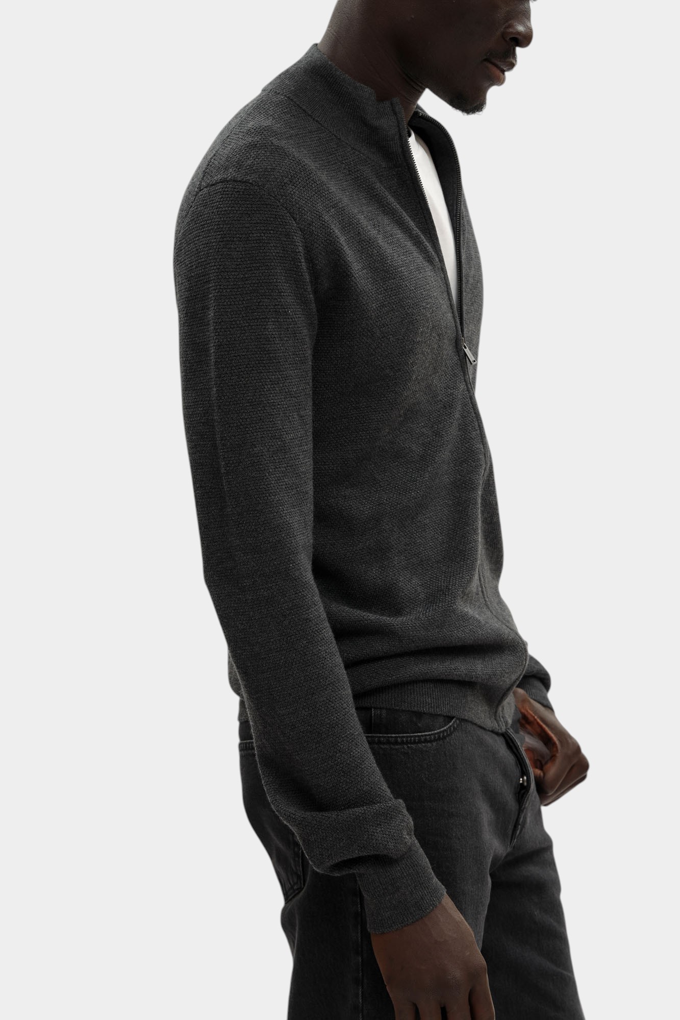 M0238000025N-MK612K04-278M Кардиган Trussardi Серый