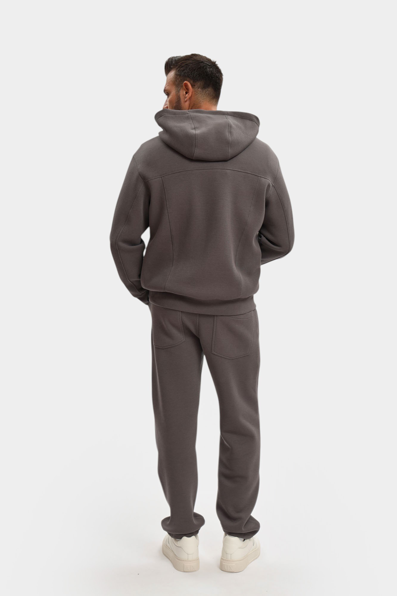 XM000967_AF16222 Толстовка с/к Armani Exchange Серый