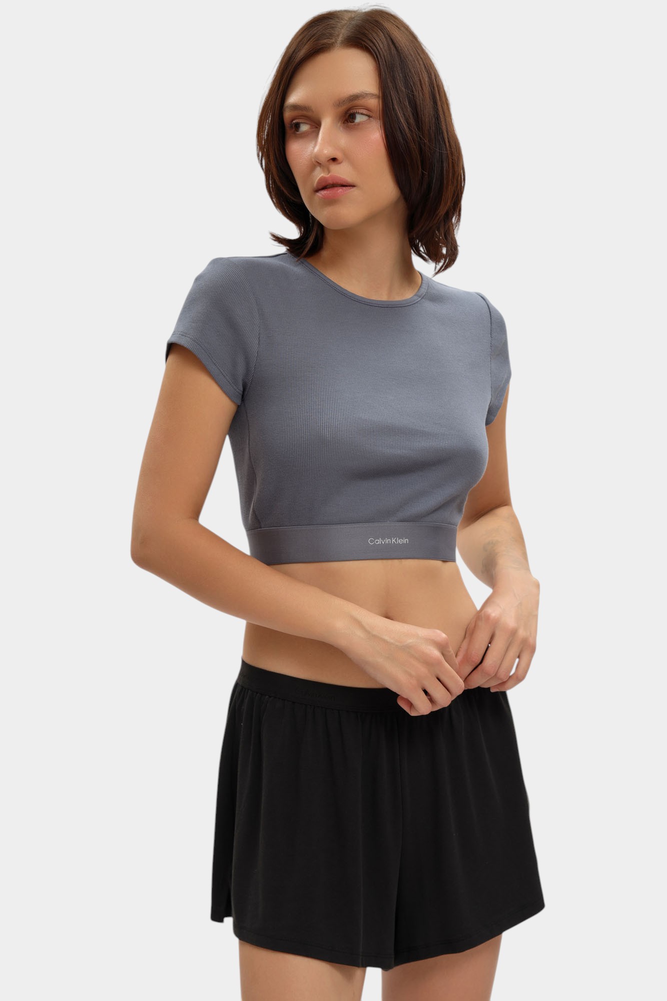 LV00QS7349 кроп-топ calvin klein underwear