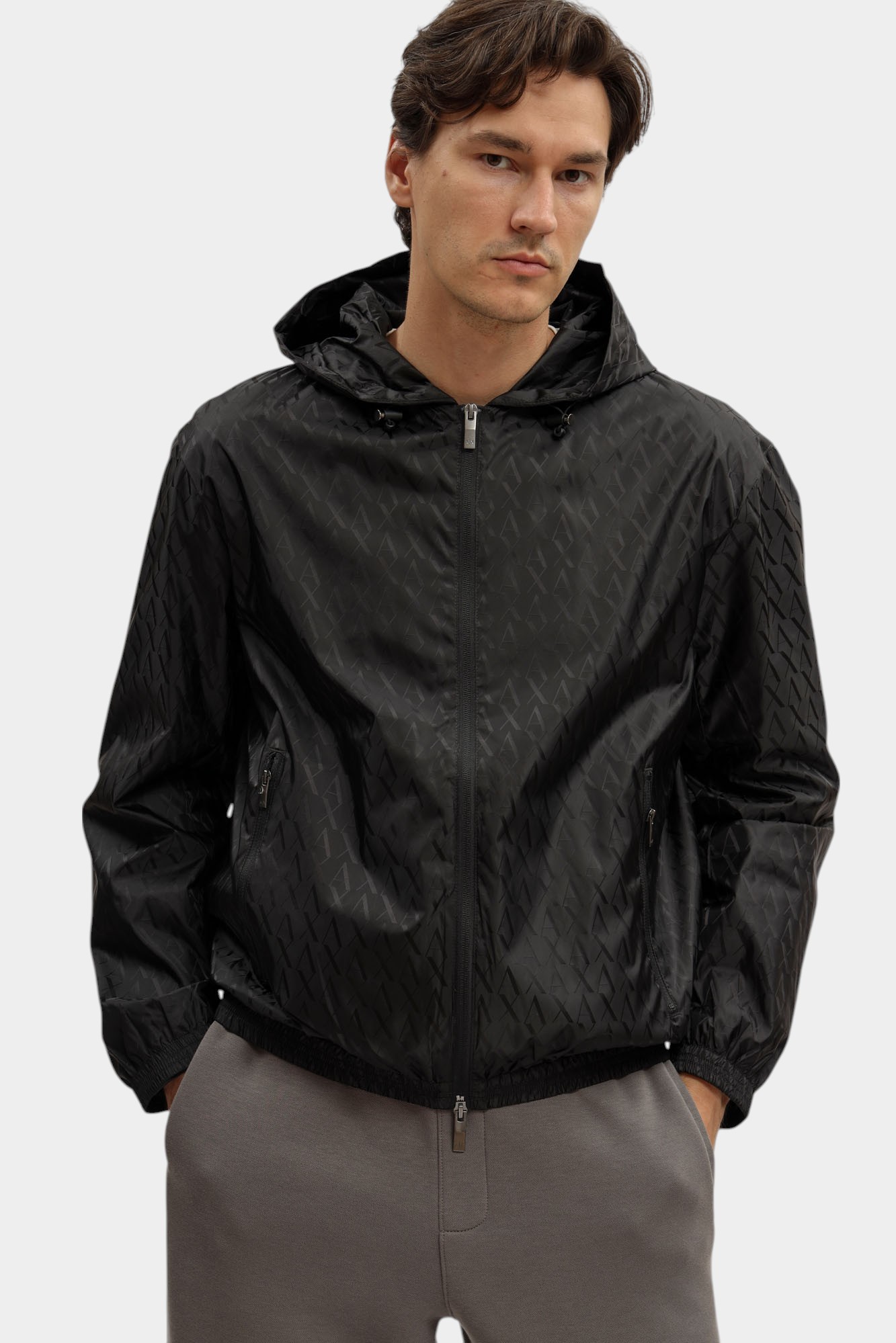 XM001582_AF16628 Ветровка Armani Exchange Черный