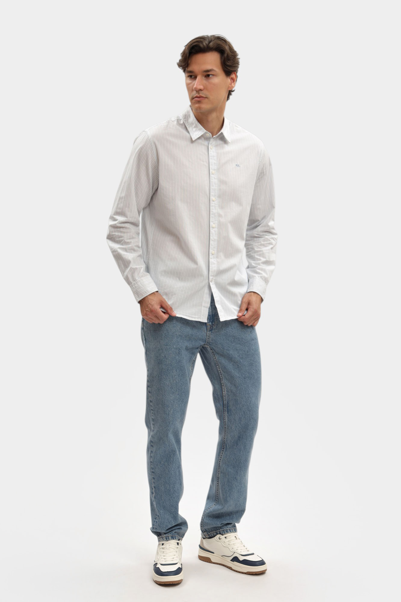 PM309068 Рубашка д/р Pepe Jeans Голубой