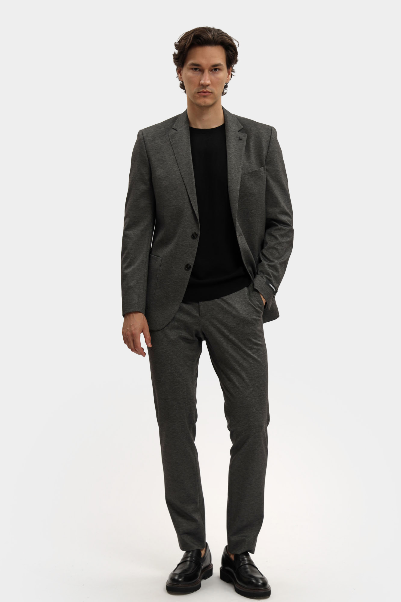 553021_155280 Пиджак классический Karl Lagerfeld Серый