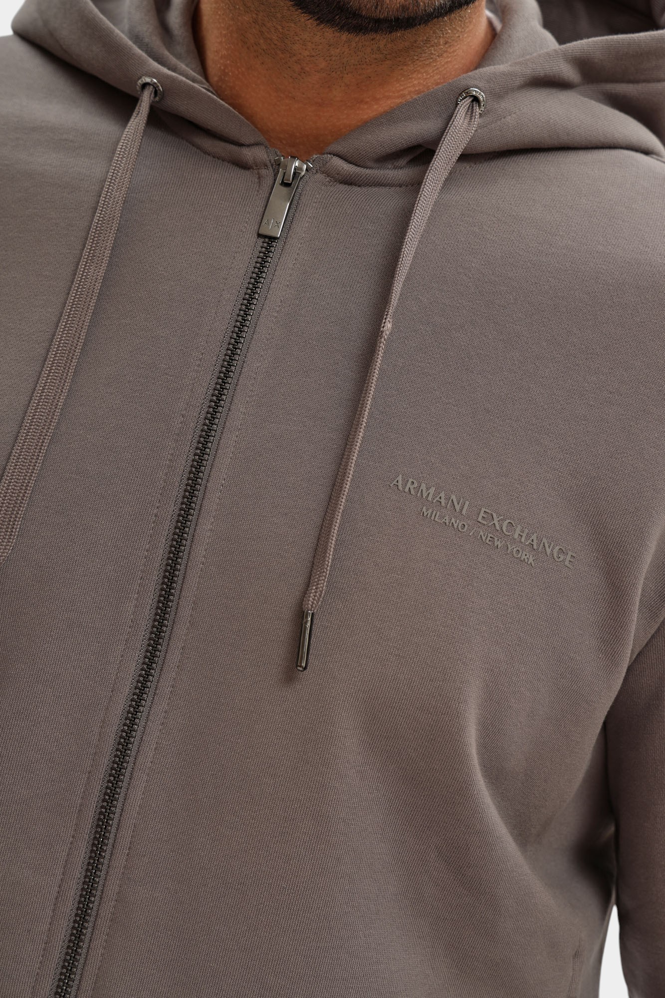 XM001293_AF20934 Толстовка с/к Armani Exchange Серый