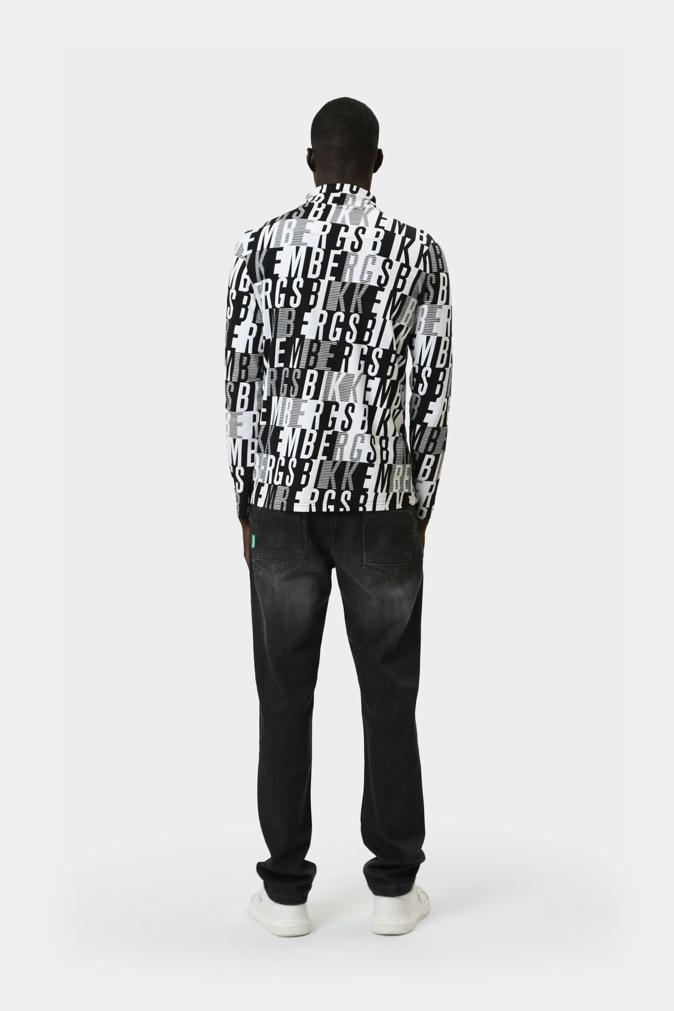 BMD0574 Брюки джинсовые Bikkembergs Черный