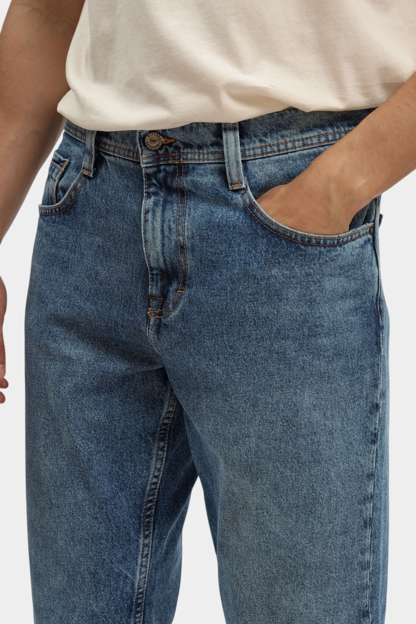 1016434-5000 Джинсы Mustang Синий