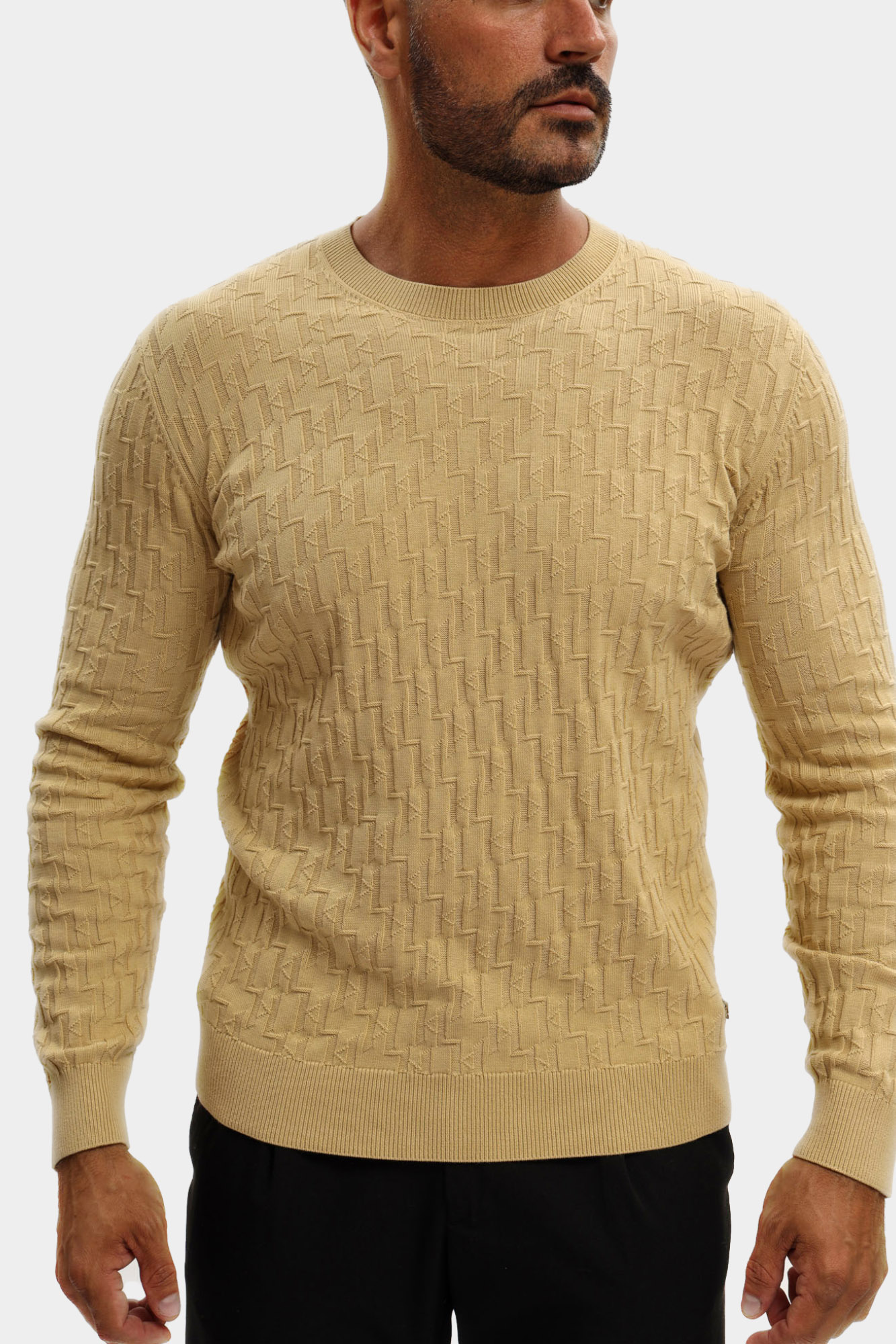 553306_655035 Джемпер Karl Lagerfeld Бежевый